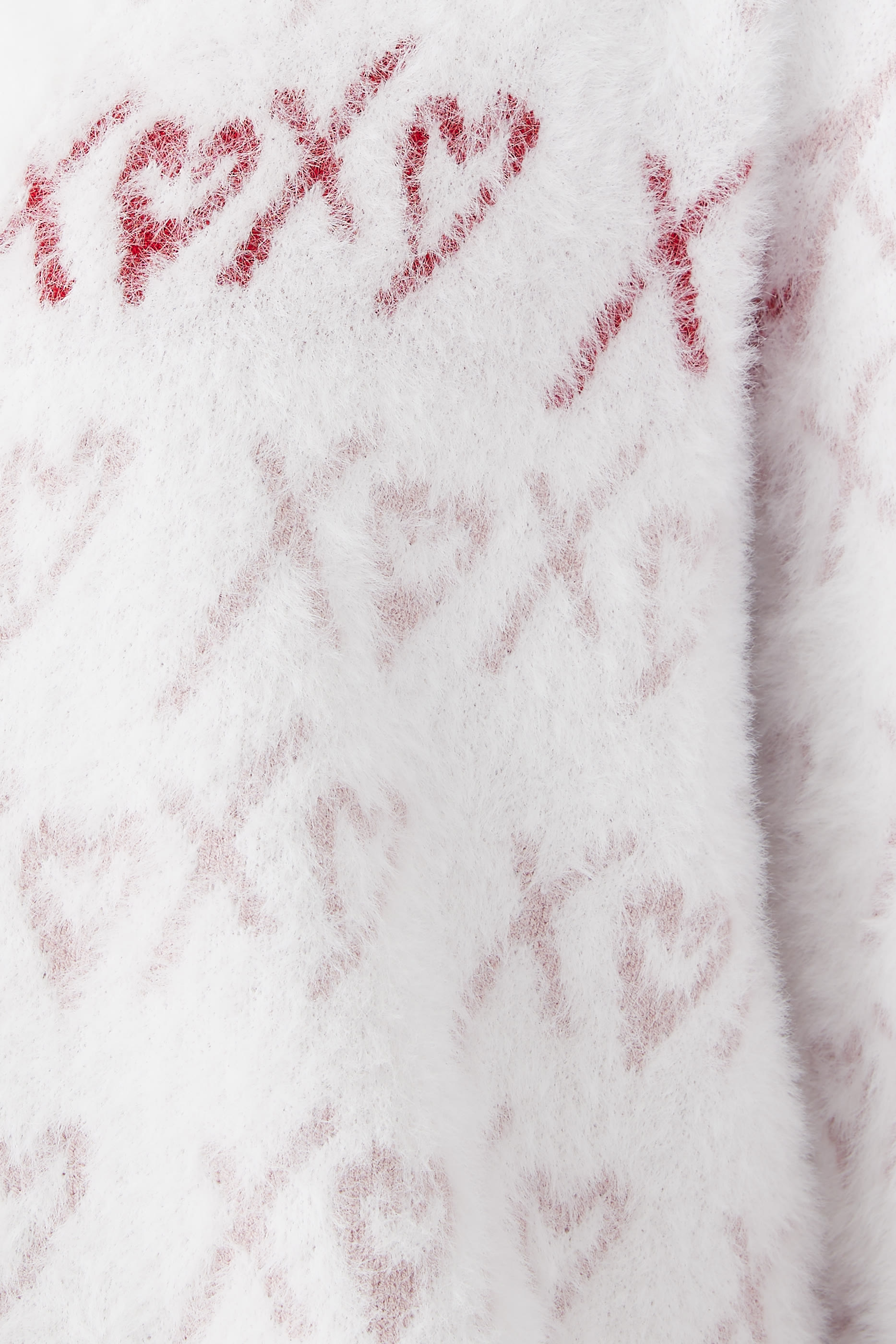 كارديجان منسوج بنقشة قلب