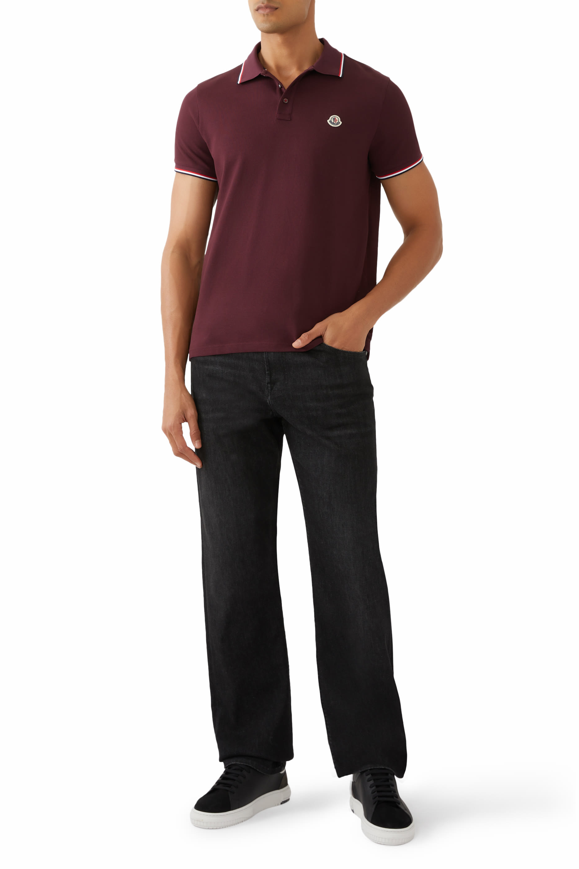 قميص بولو بشعار الماركة