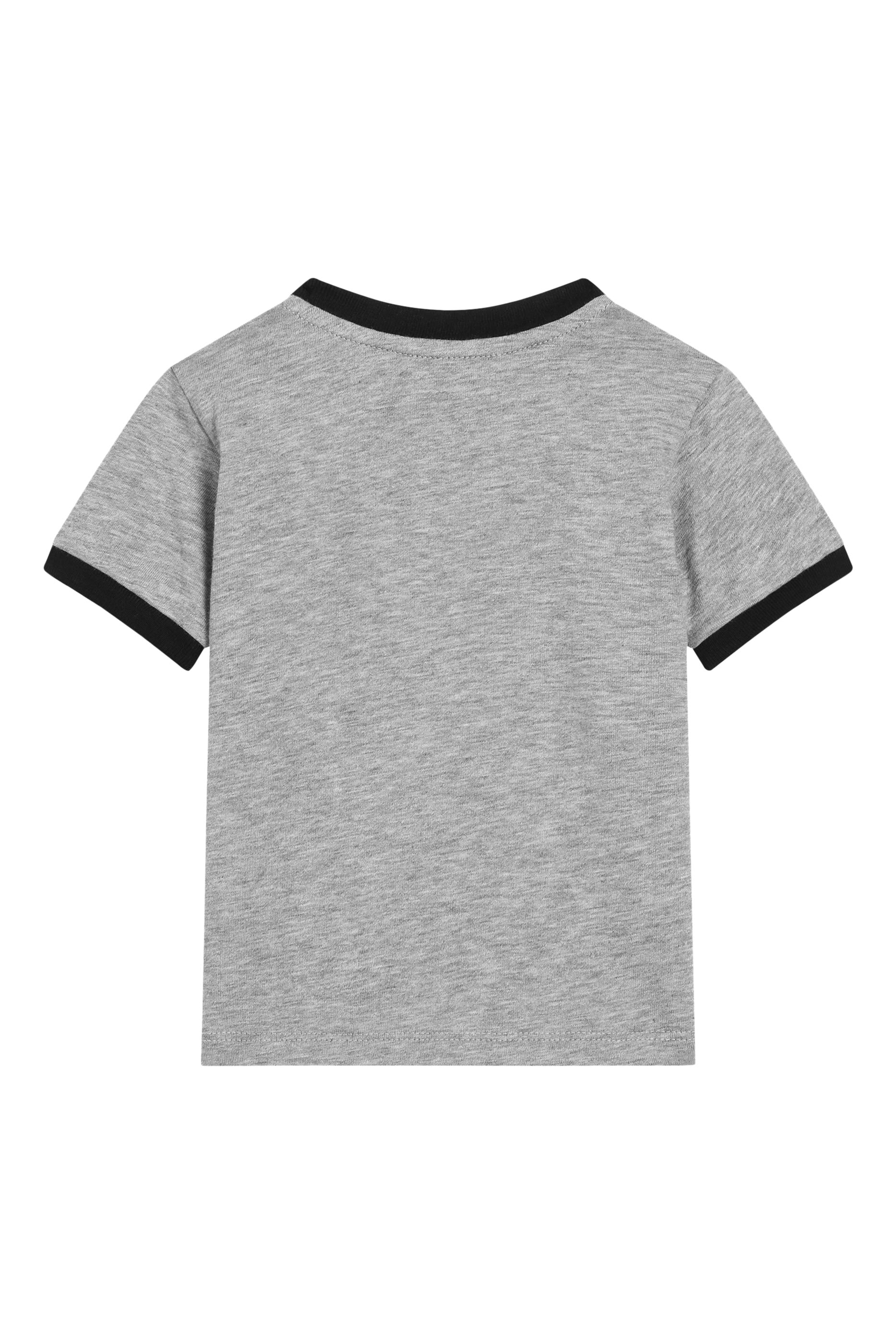 تيشيرت بأكمام قصيرة وشعار الماركة جيرسيه للأطفال