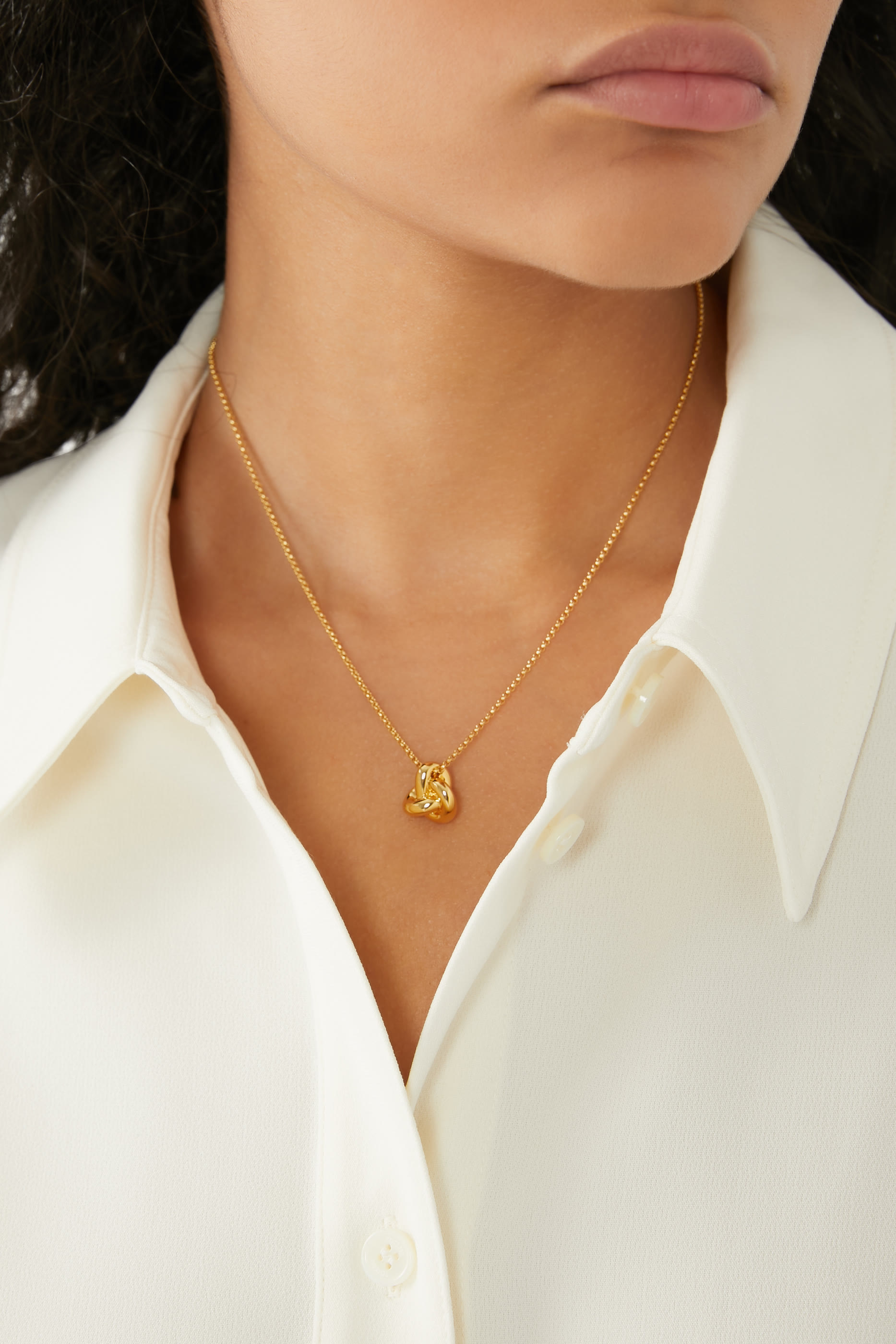 قلادة بدلاية بتصميم عقدة مزدوجة