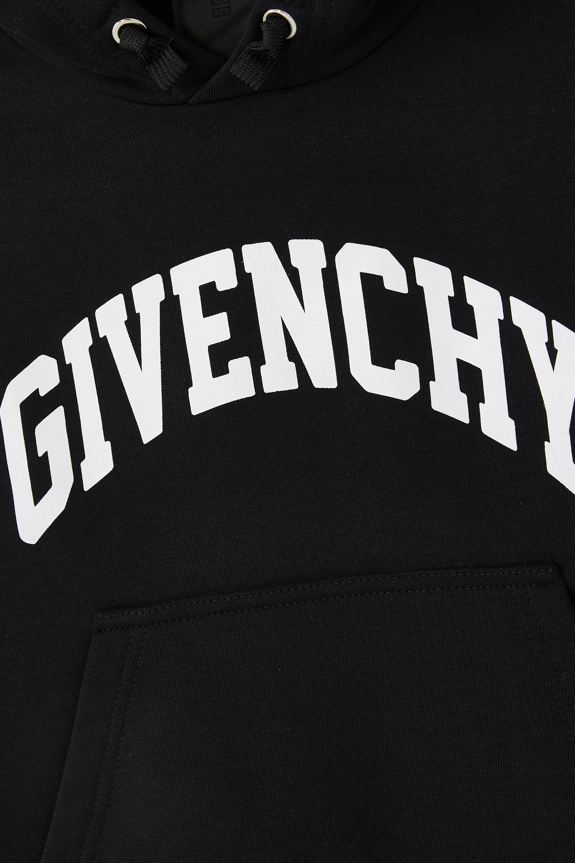 سويت شيرت بغطاء للرأس وشعار الماركة للأطفال