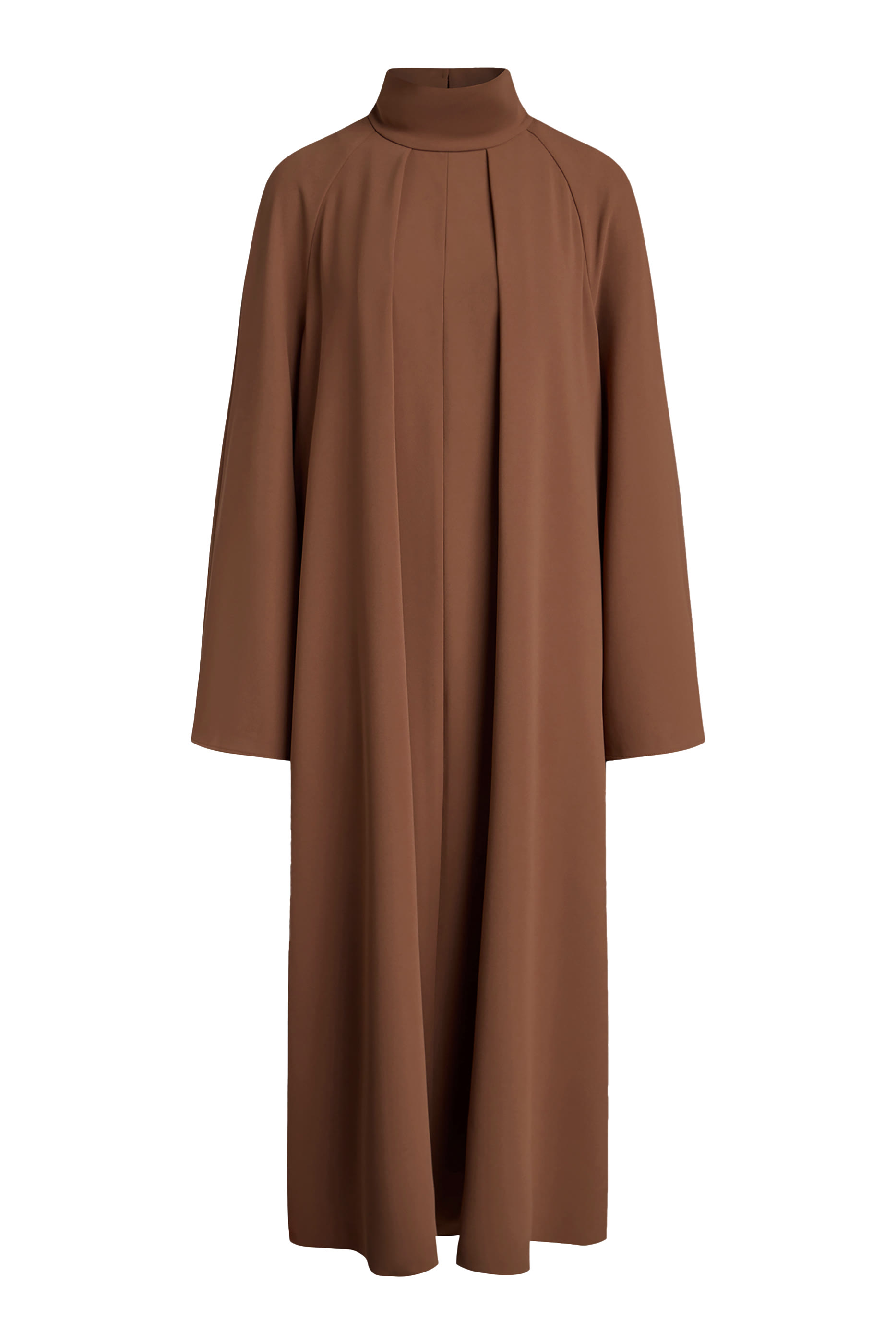 فستان طويل بياقة عالية