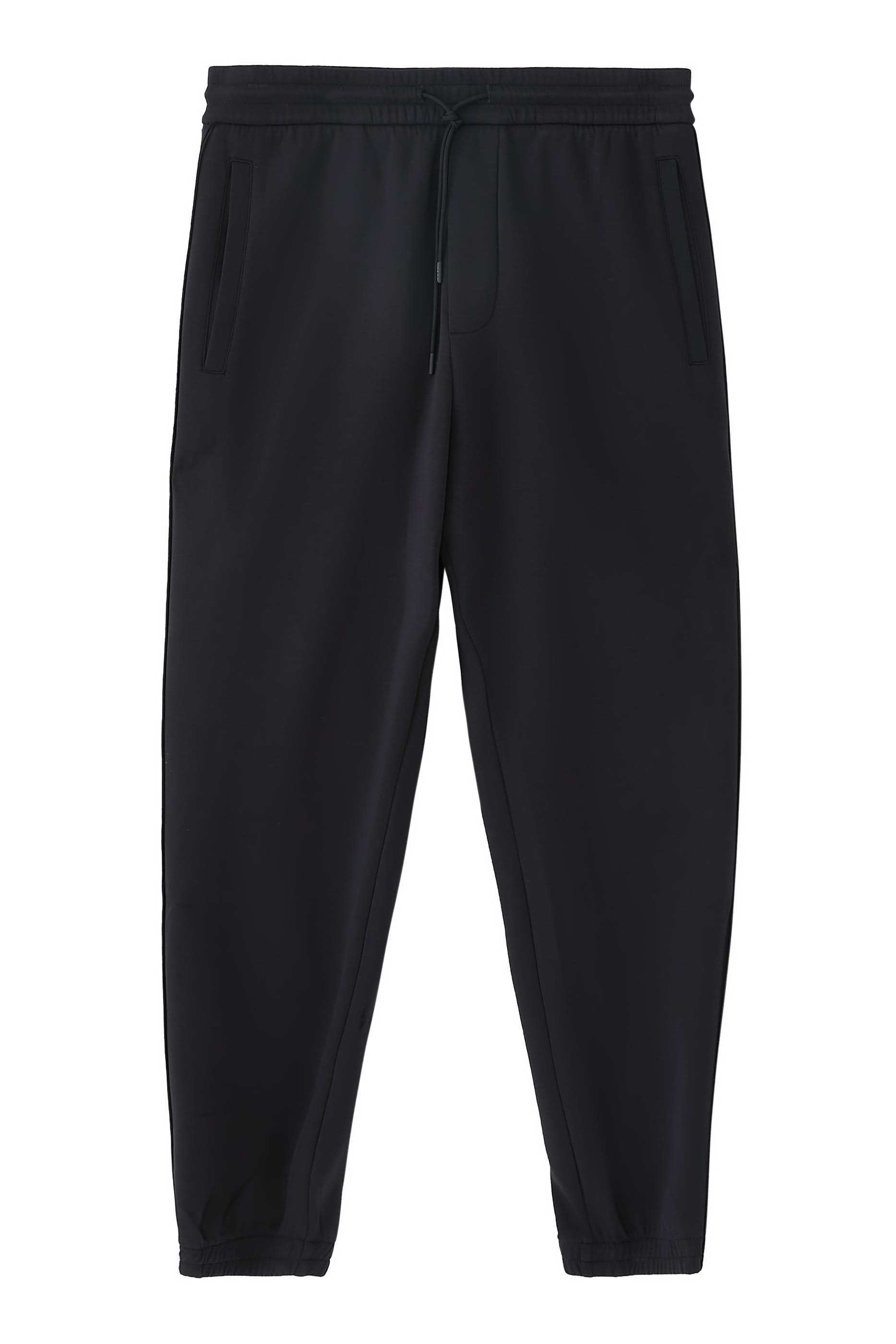 بنطال رياضي بشريط مزدوة بشعار الماركة