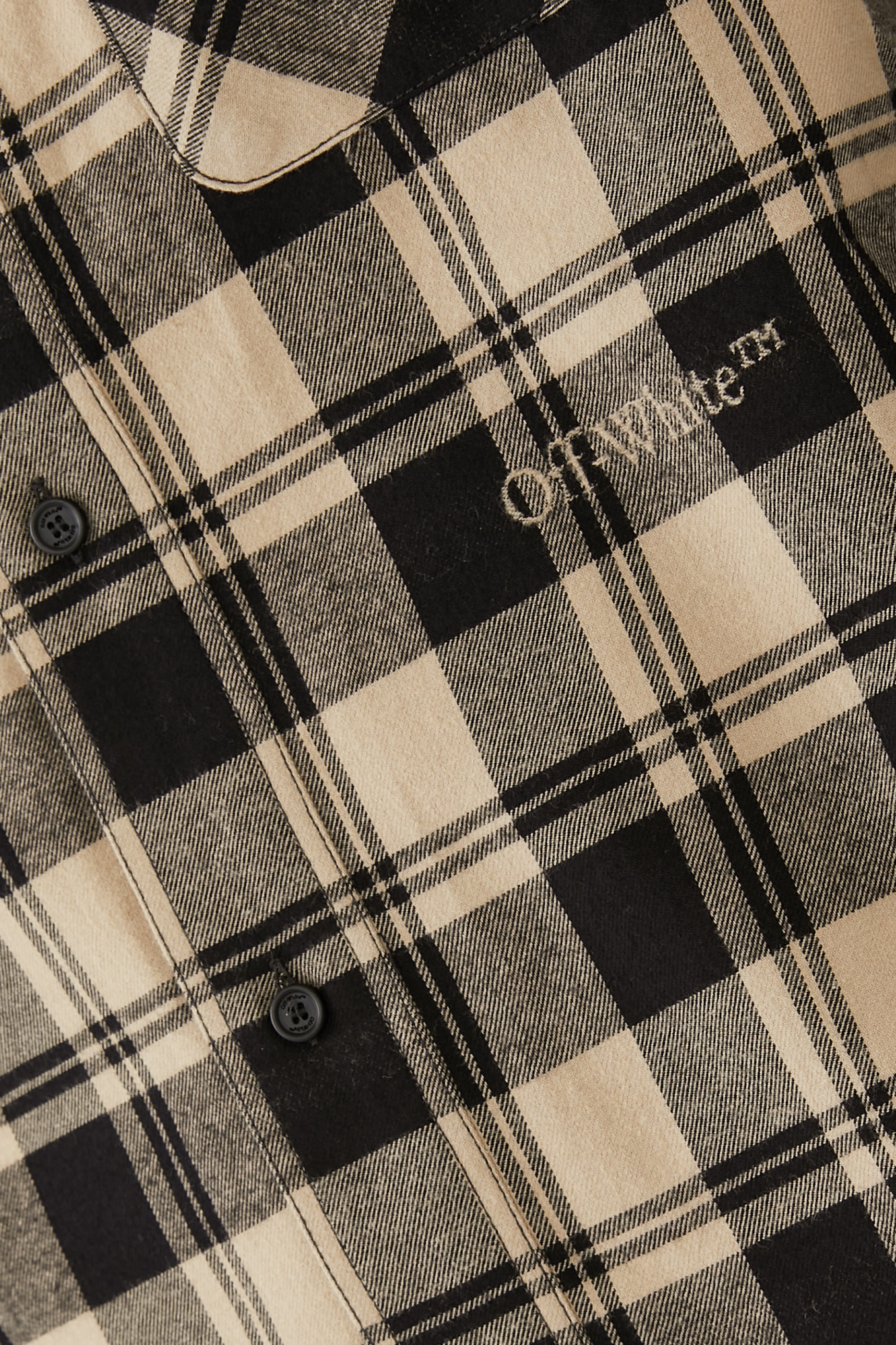 قميص فلانيل بنقشة مربعات