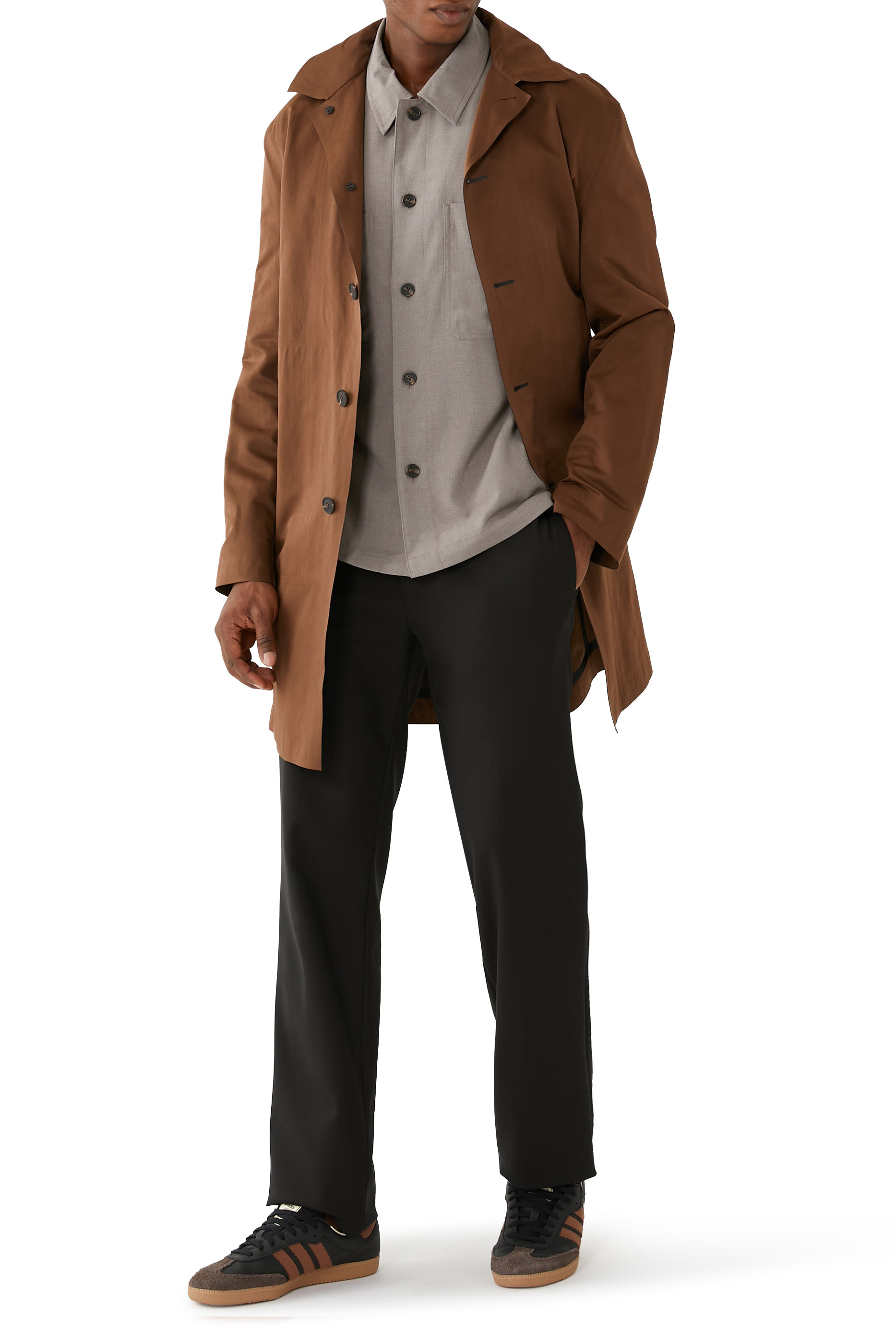 قميص دريسن بتصميم جاكيت