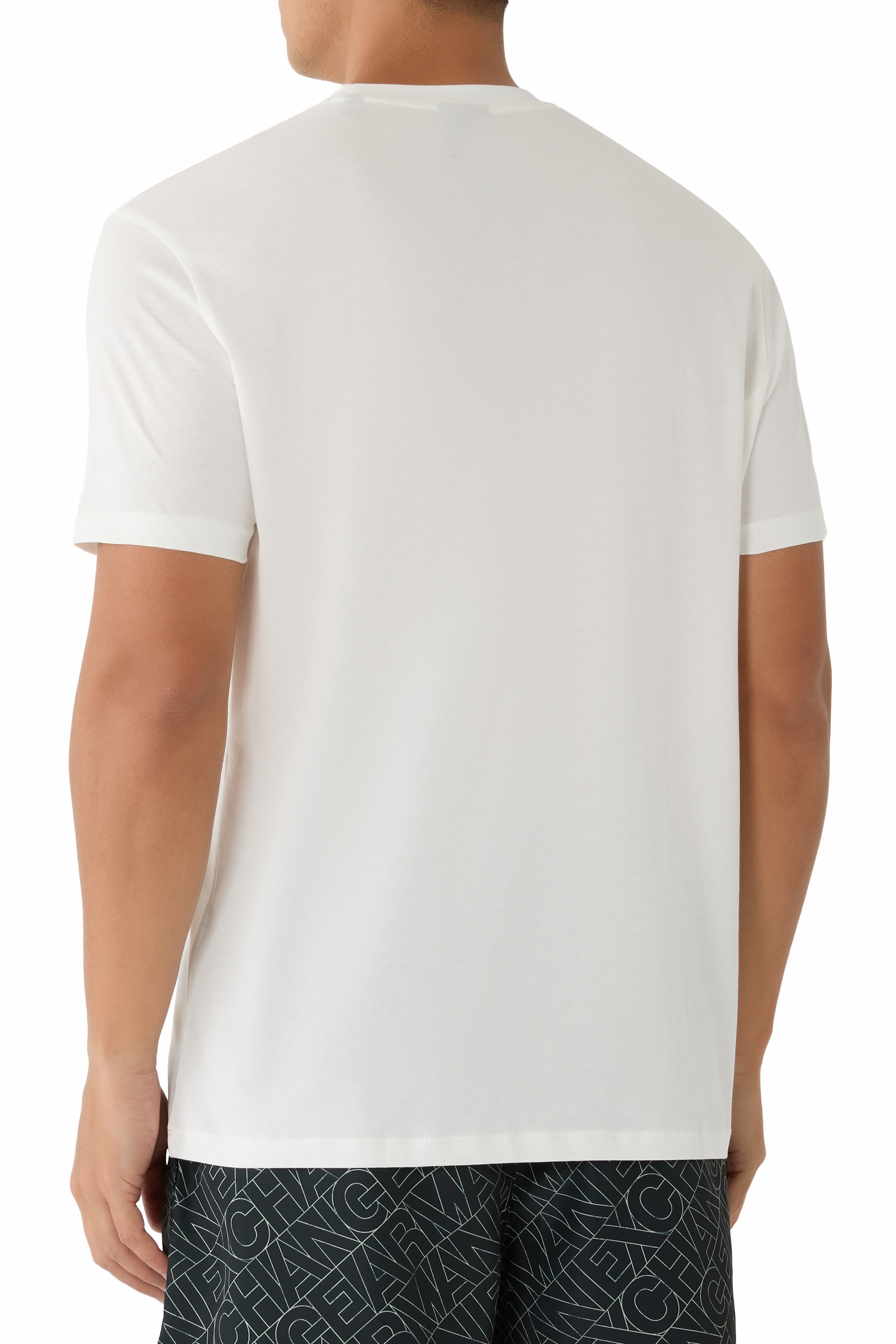 تيشيرت بشعار الماركة قطن جيرسيه