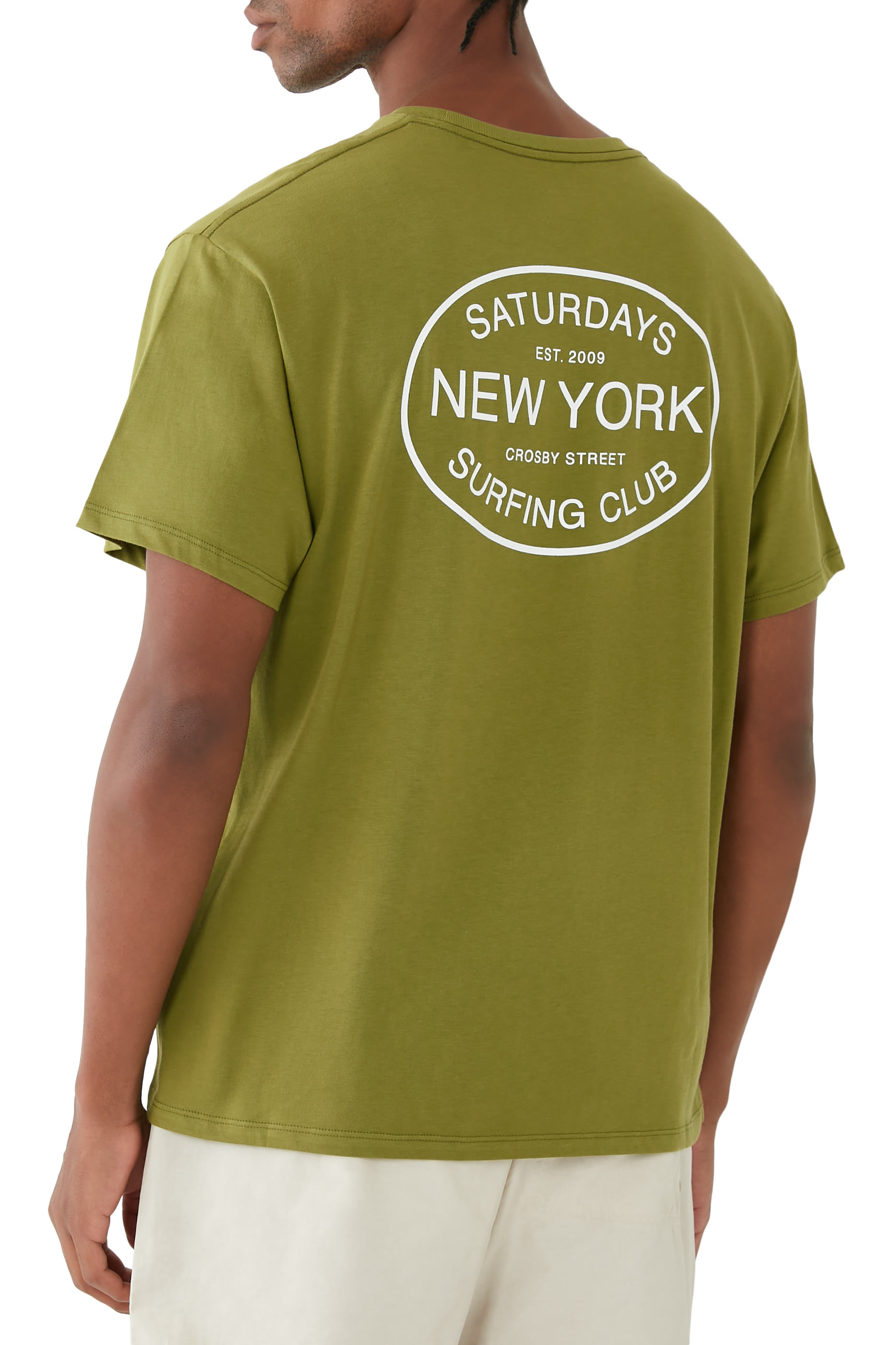 تيشيرت اس اس بقصة قياسية بطبعات سورفينغ كلوب