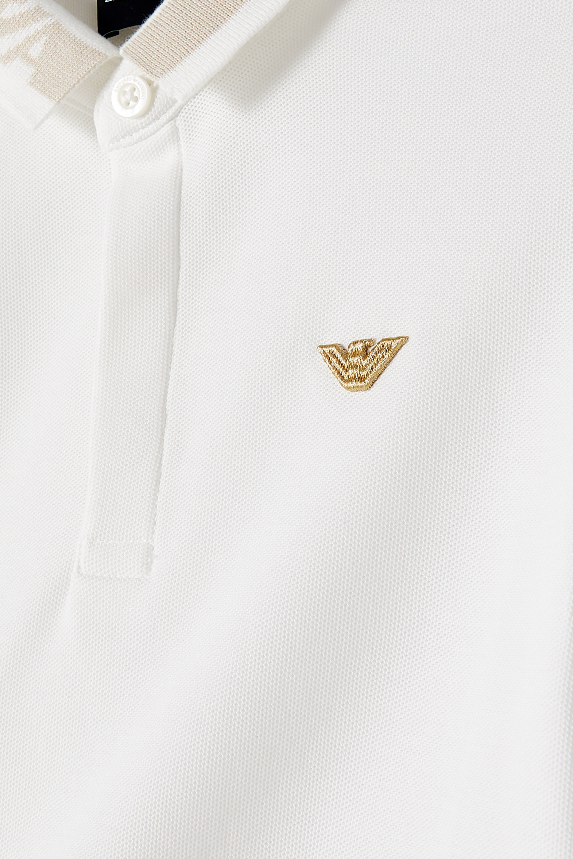 تيشيرت بنقشة شعار الماركة بحجم صغير للأطفال