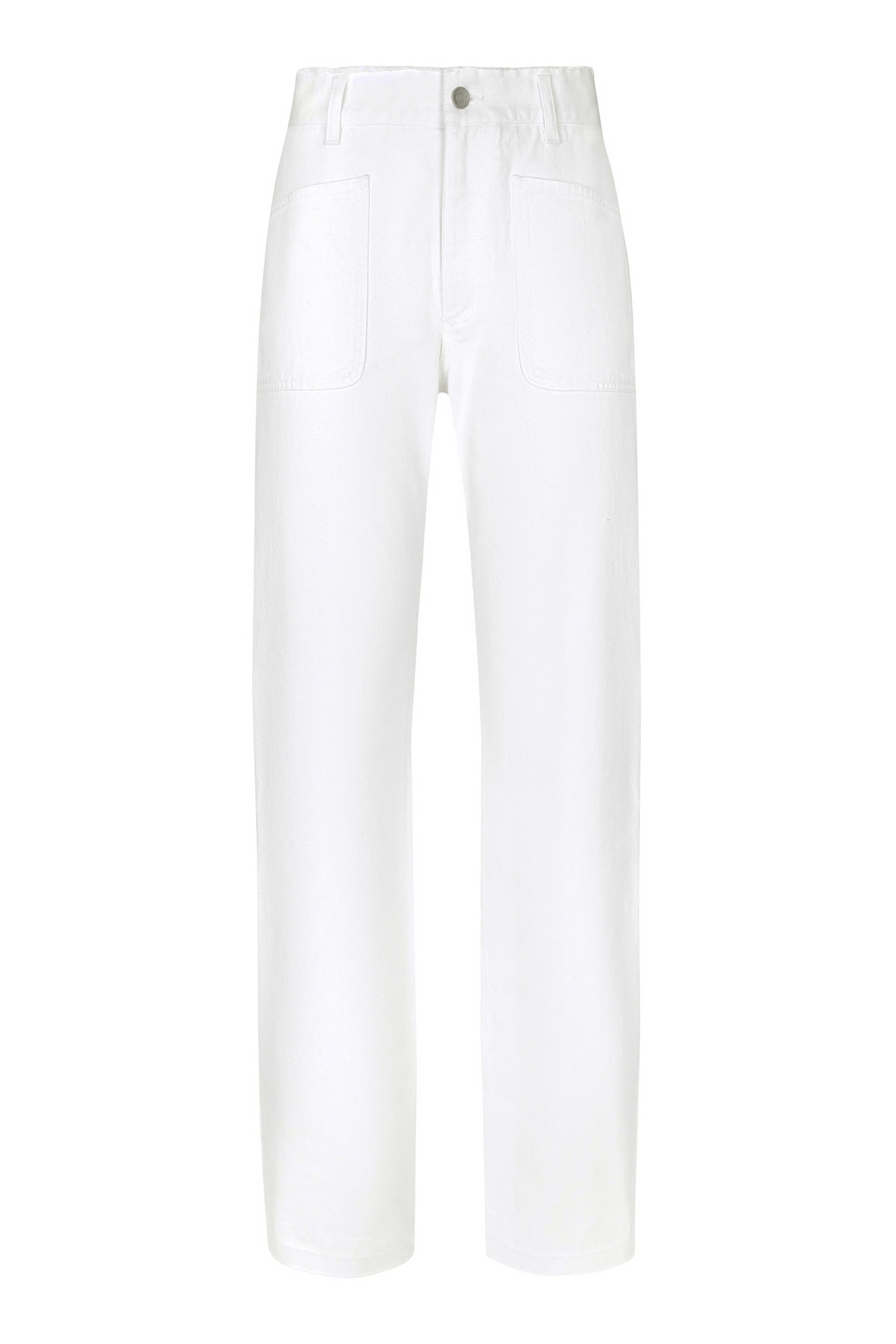 بنطال بخصر مرتفع قطن