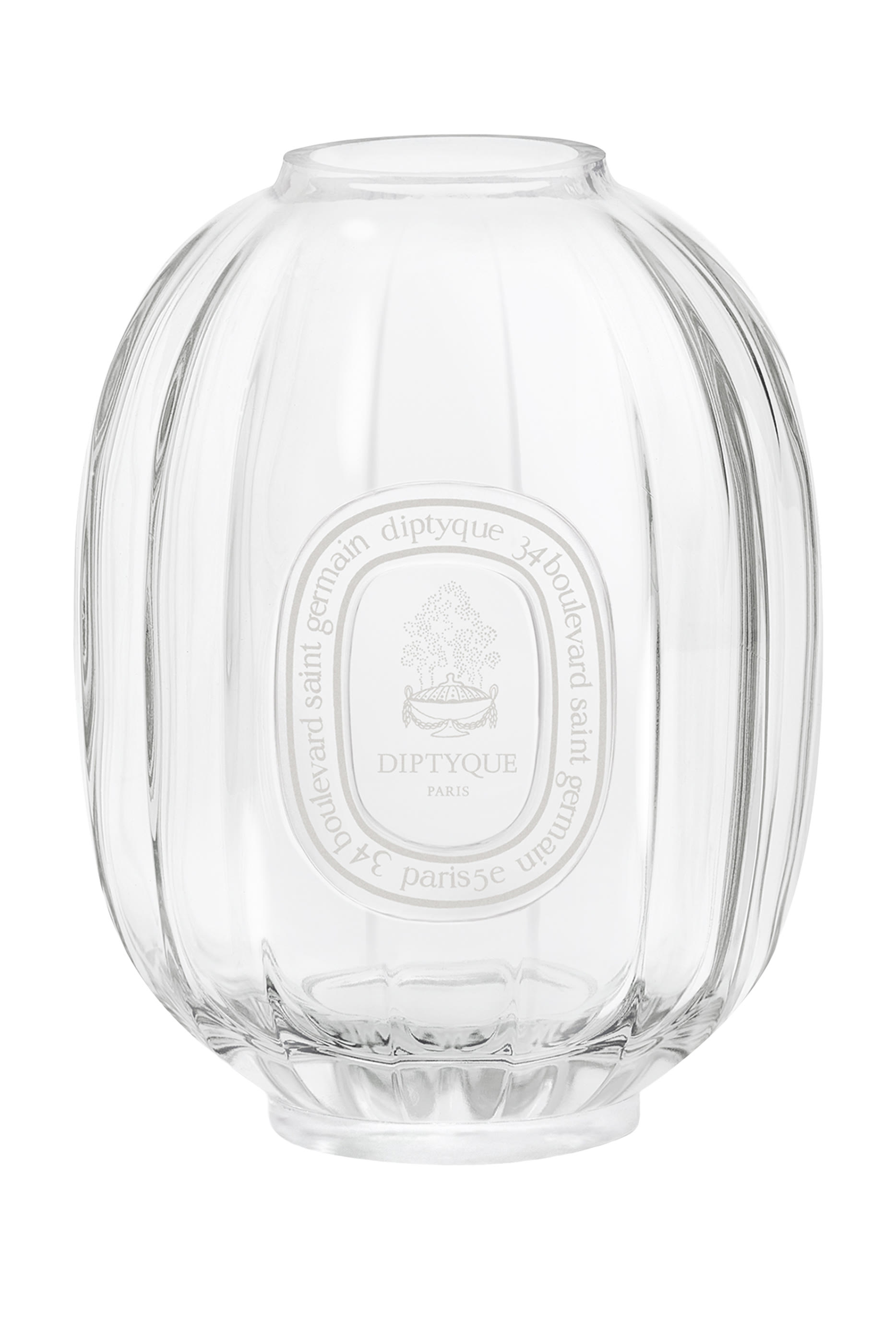 وعاء زجاجي صغير لأعواد توزيع العطر