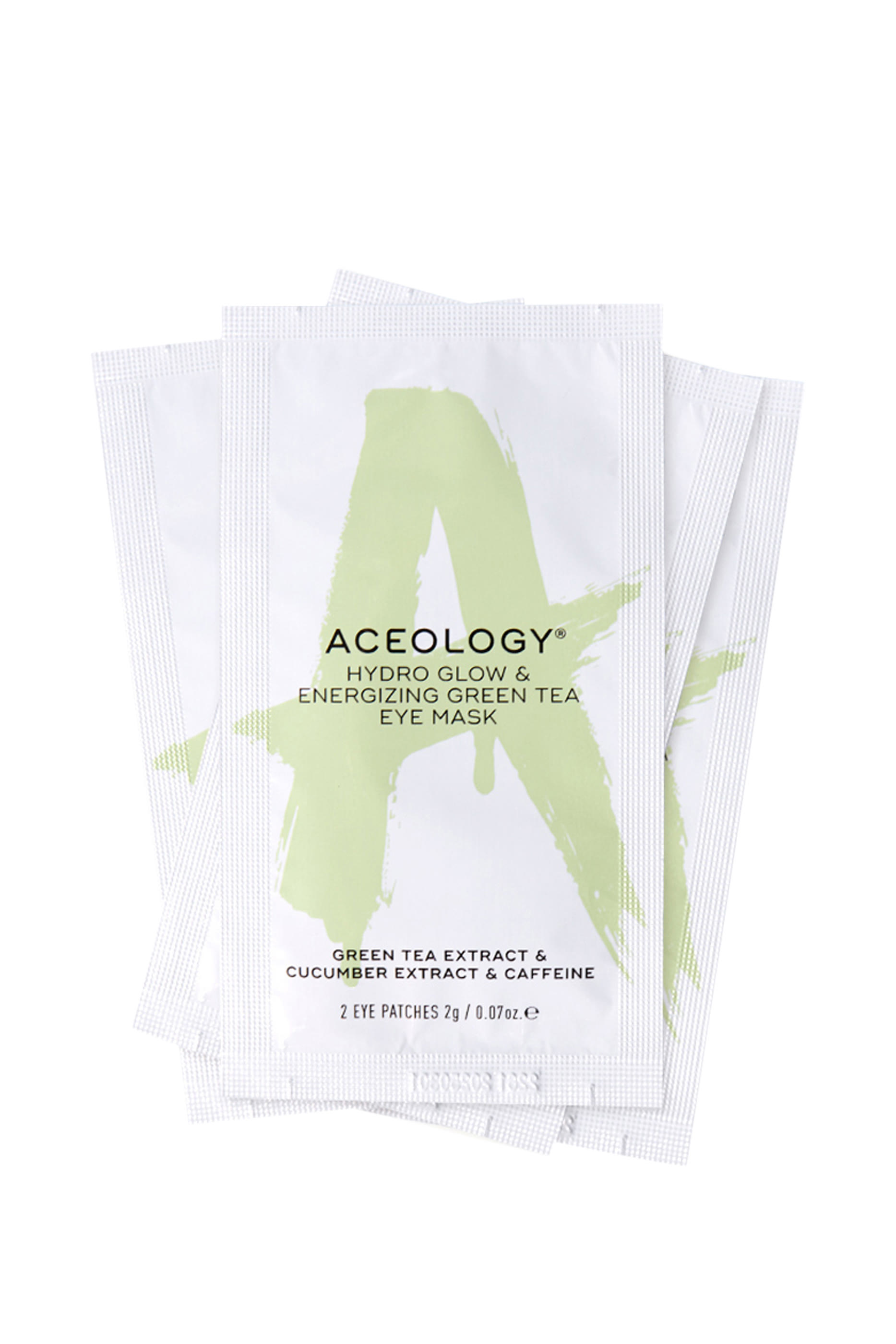 مجموعة قناع العين هايدرو جلو اند إينرجايزينغ جرين تي، 4 قطع