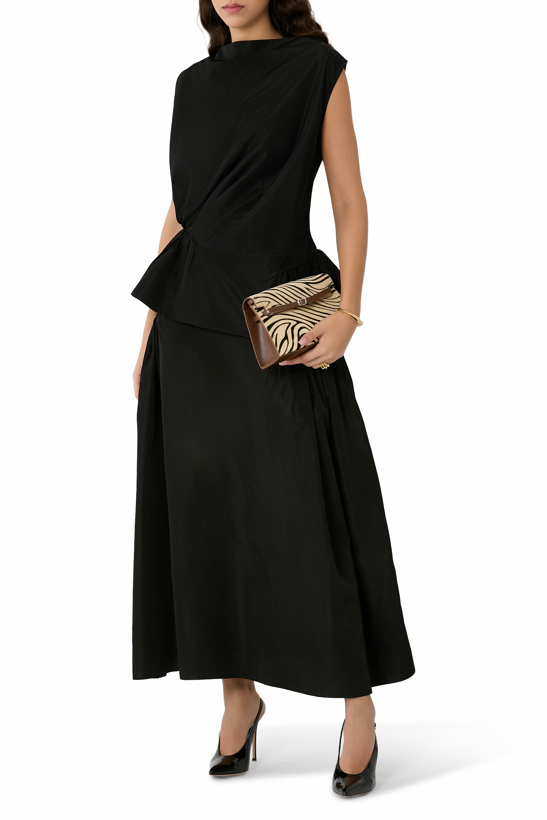  Hip Detail Bind Skirt 