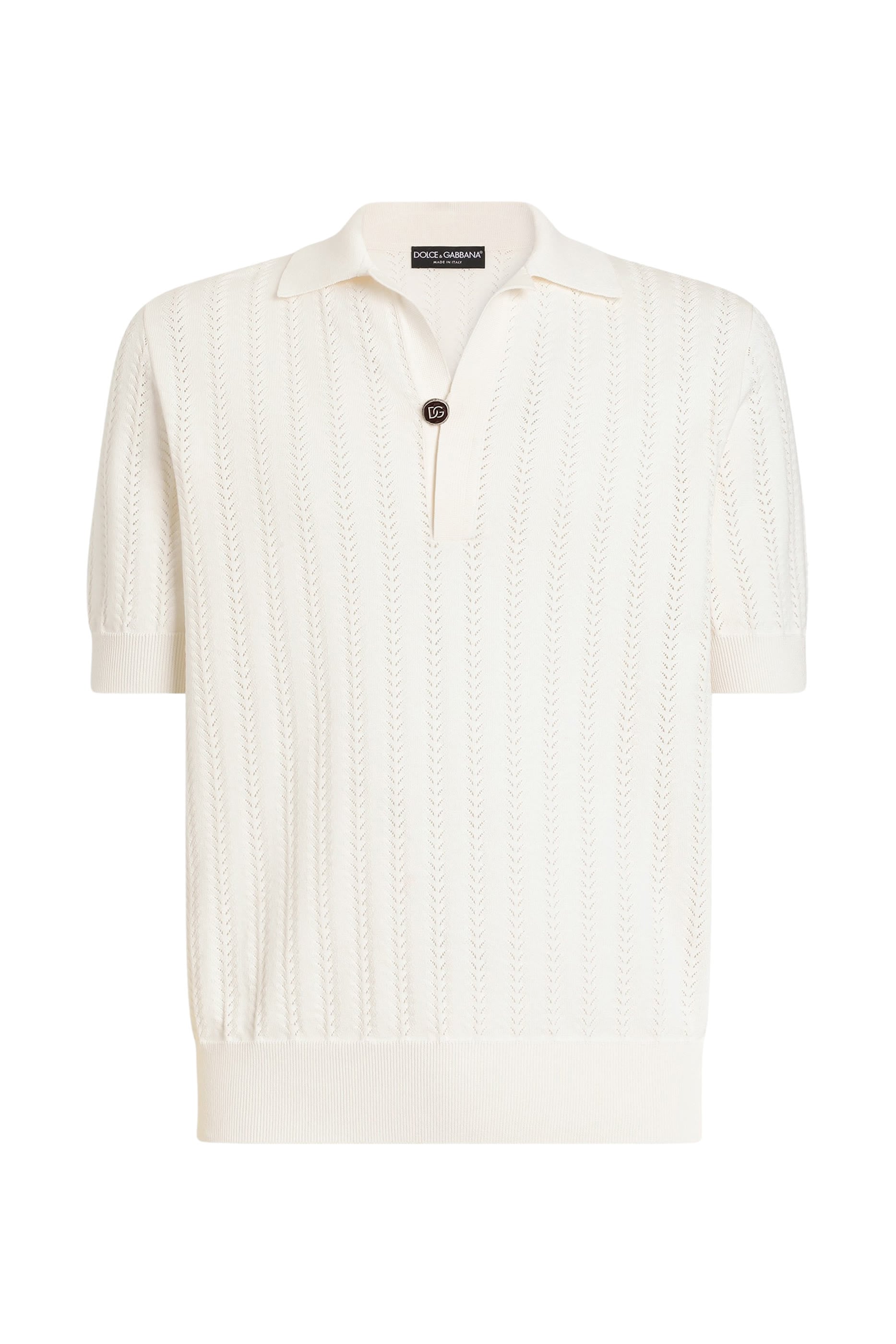 Openwork Polo Shirt