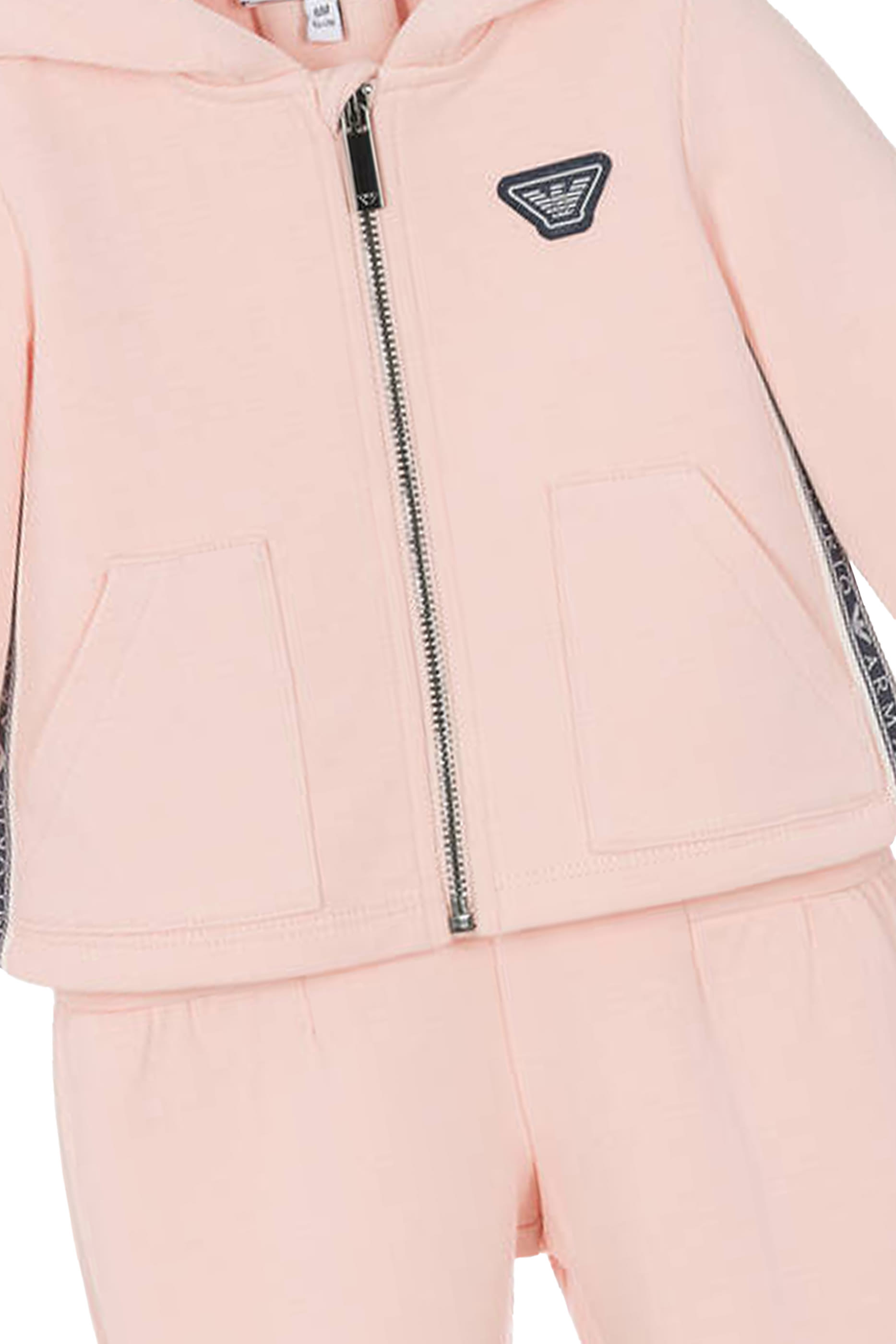 طقم بدلة رياضية بشريط شريط شعار الماركة للأطفال