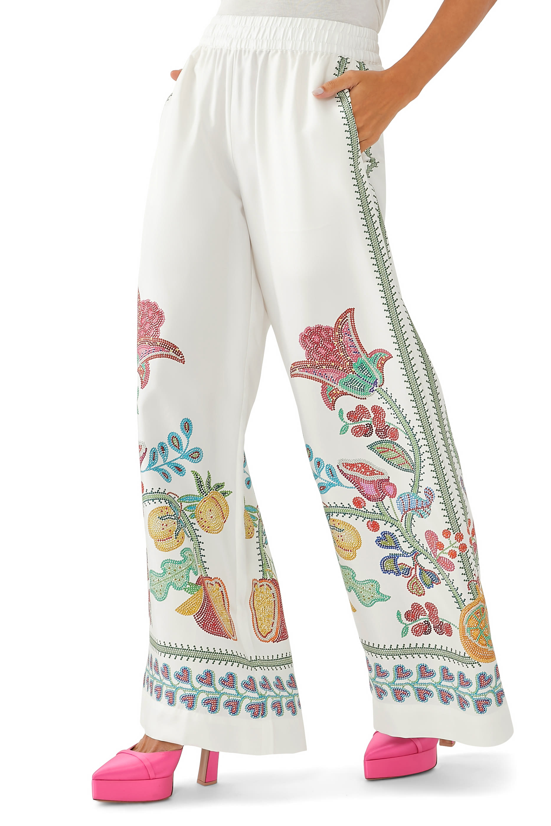 بنطال بلاسي بالازو