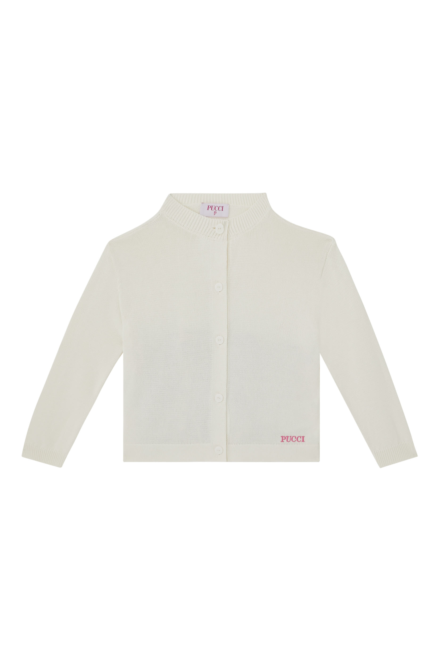 كارديغان بشعار الماركة منسوج للأطفال