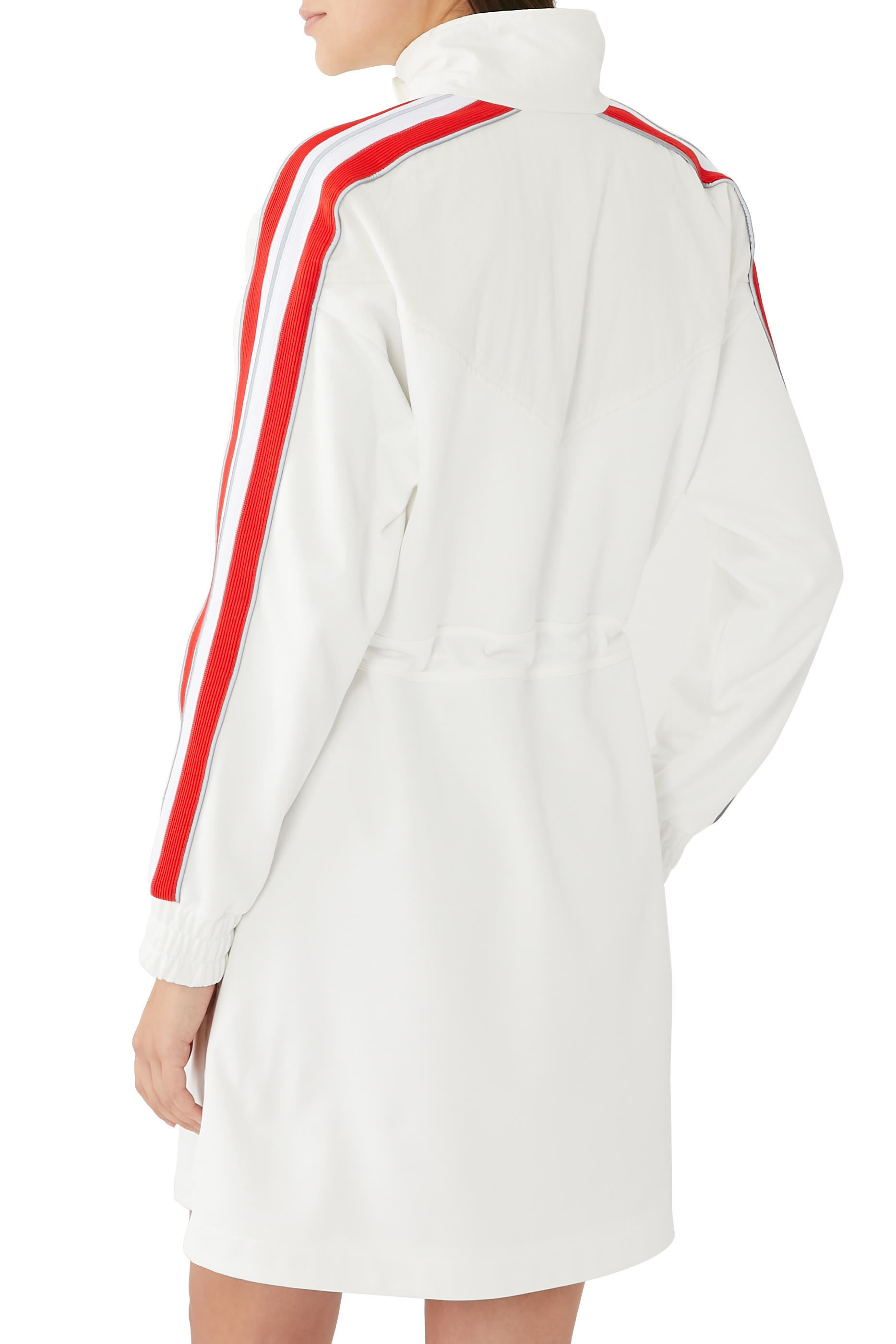 فستان بشريط ويب جيرسيه معالج