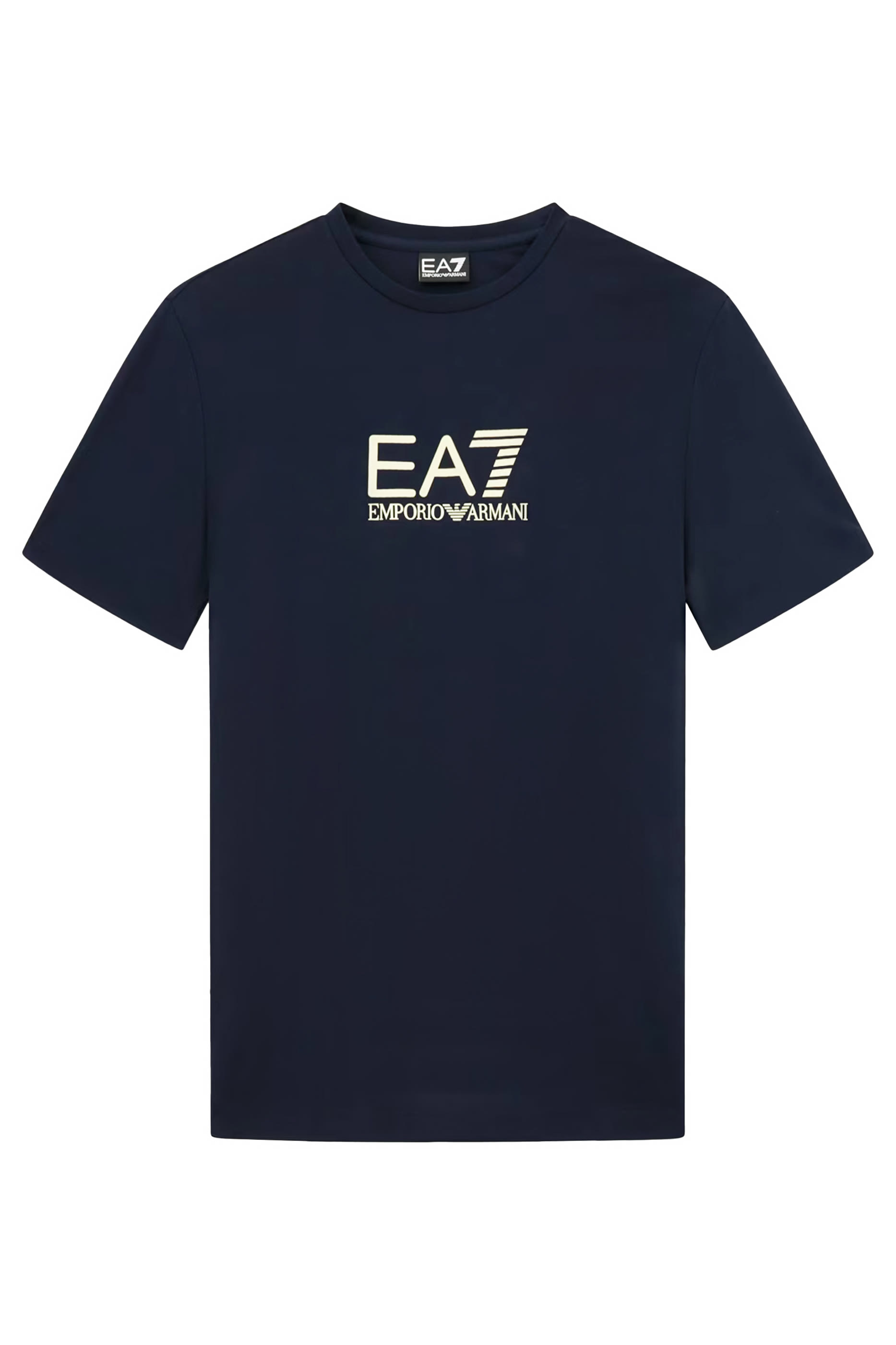 تيشيرت غولد ليبل بياقة ضيقة مزيج فيسكوز