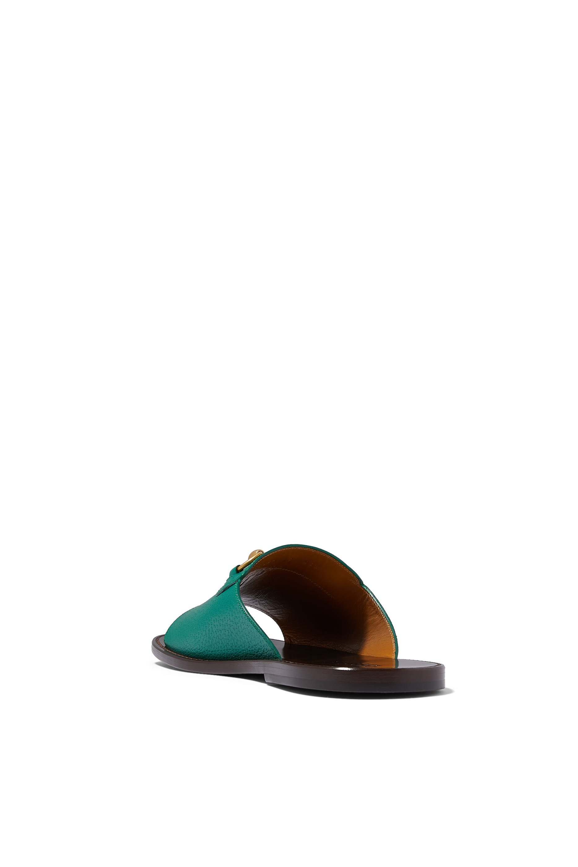 حذاء خفيف جلد بشعار الماركة