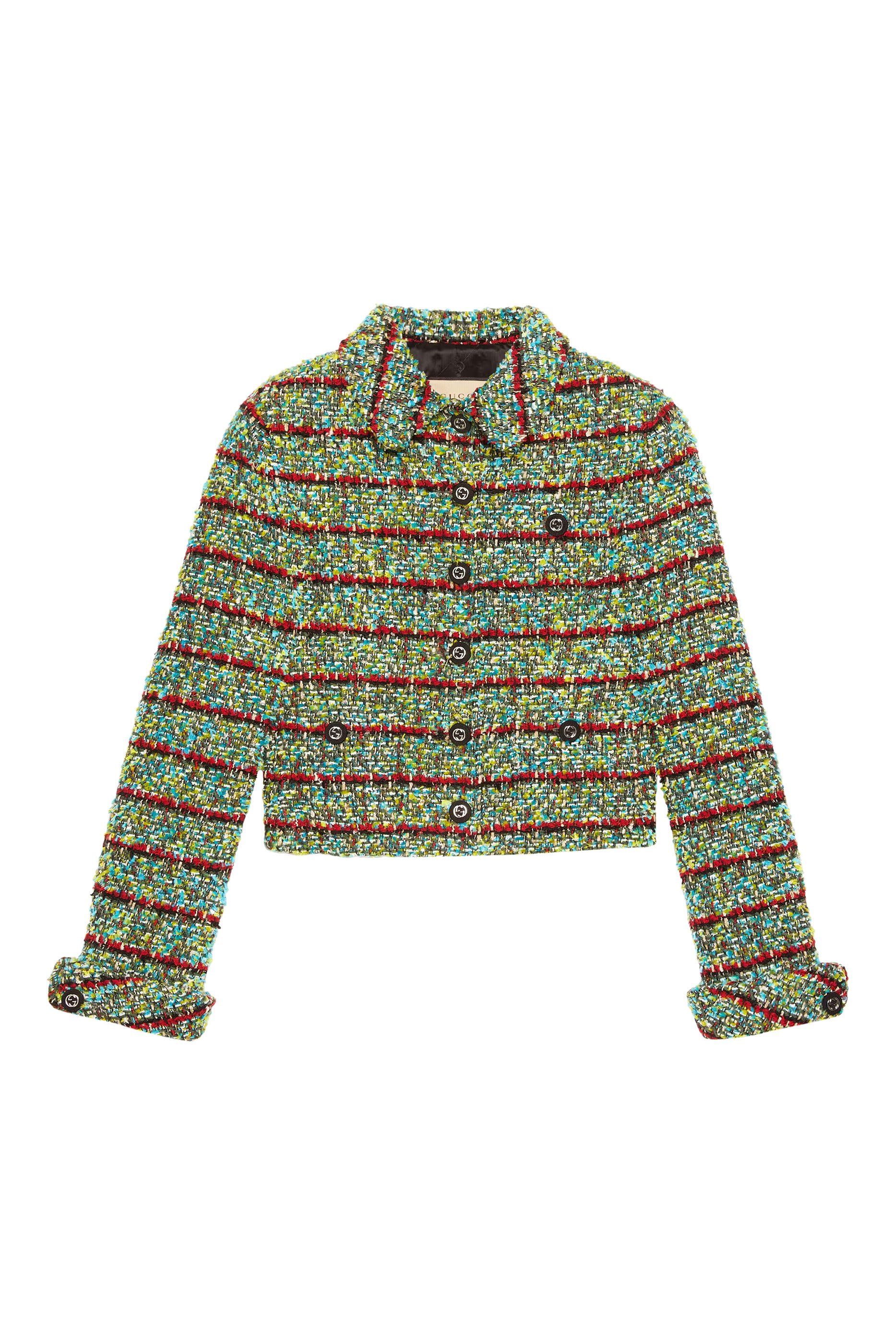 جاكيت مخطط تويد