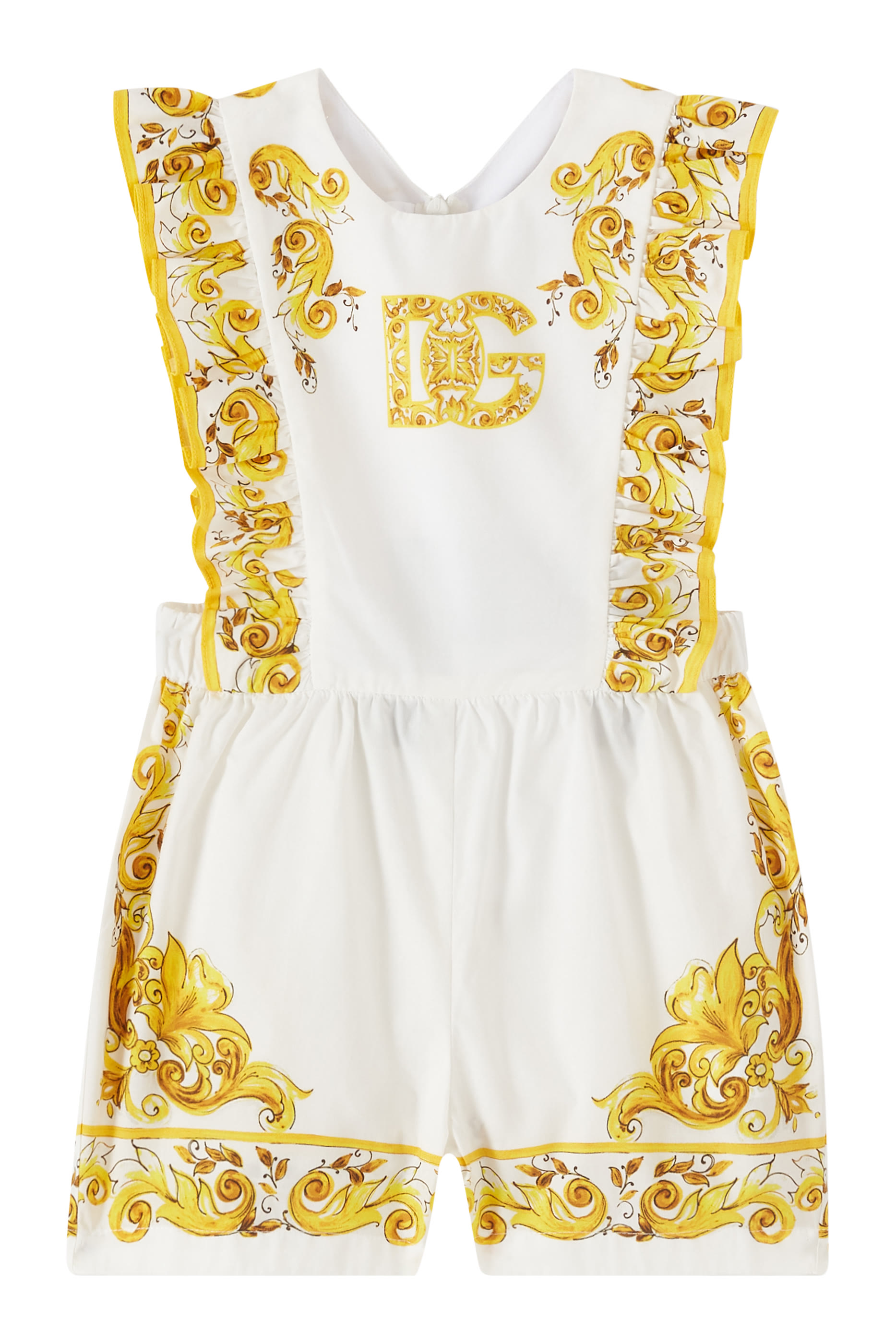 لباس قطعة واحدة بطبعة مايوليكا للرضع