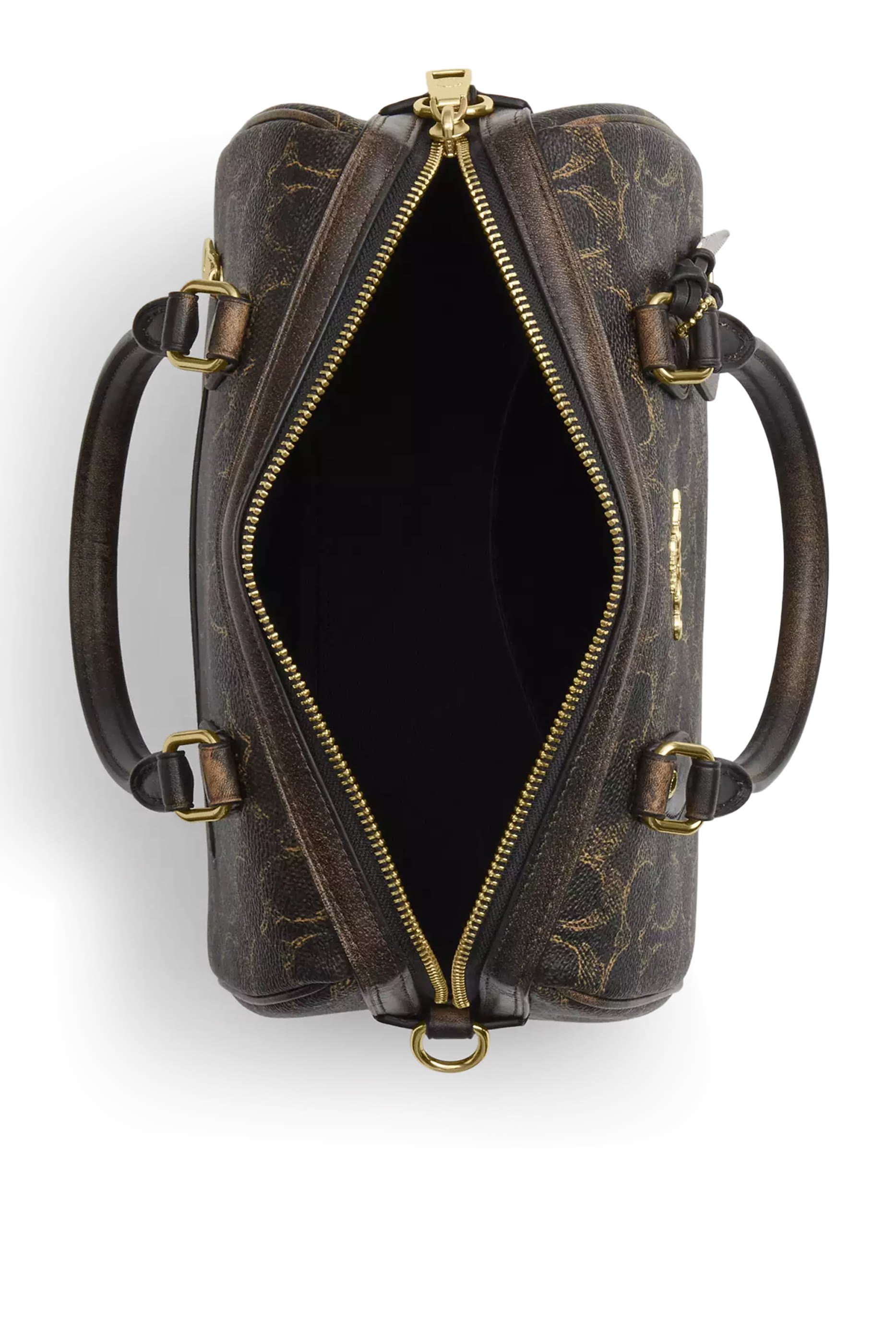 حقيبة روان ساتشيل قنب بشعار الماركة مزينة بحلية