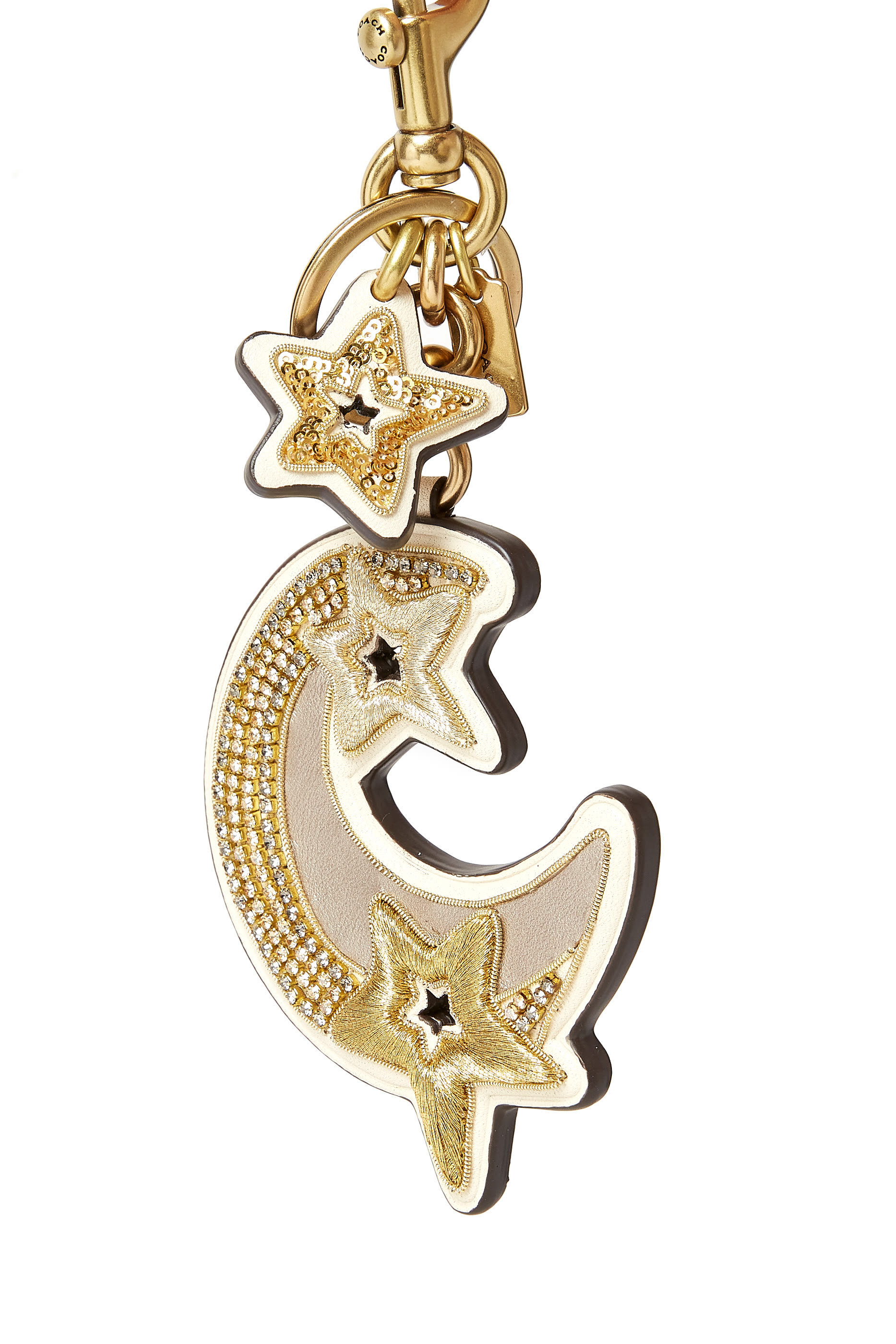 حلية حقيبة بتصميم نجمة وقمر