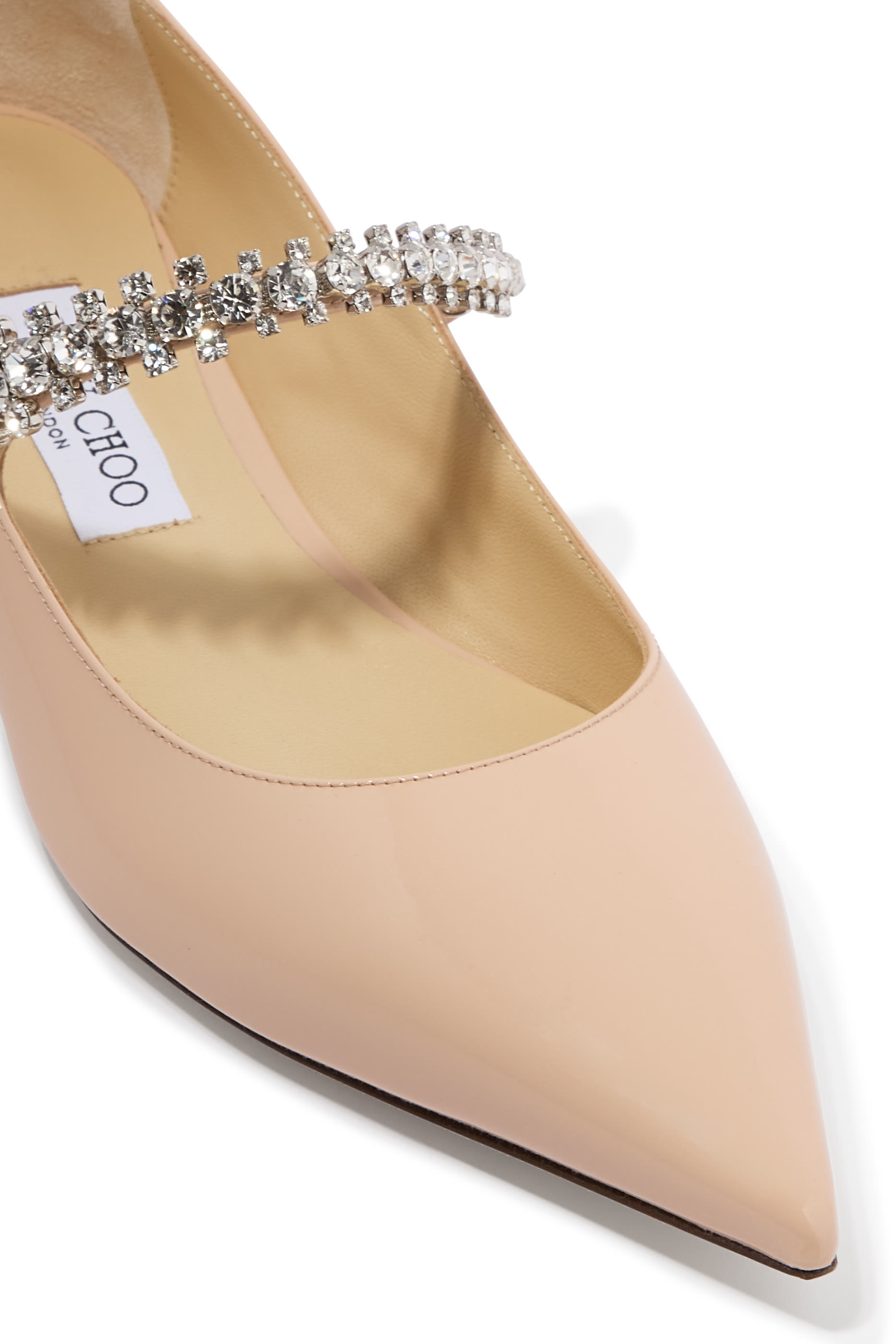 حذاء كلاسيكي بلينغ بكعب مسطح