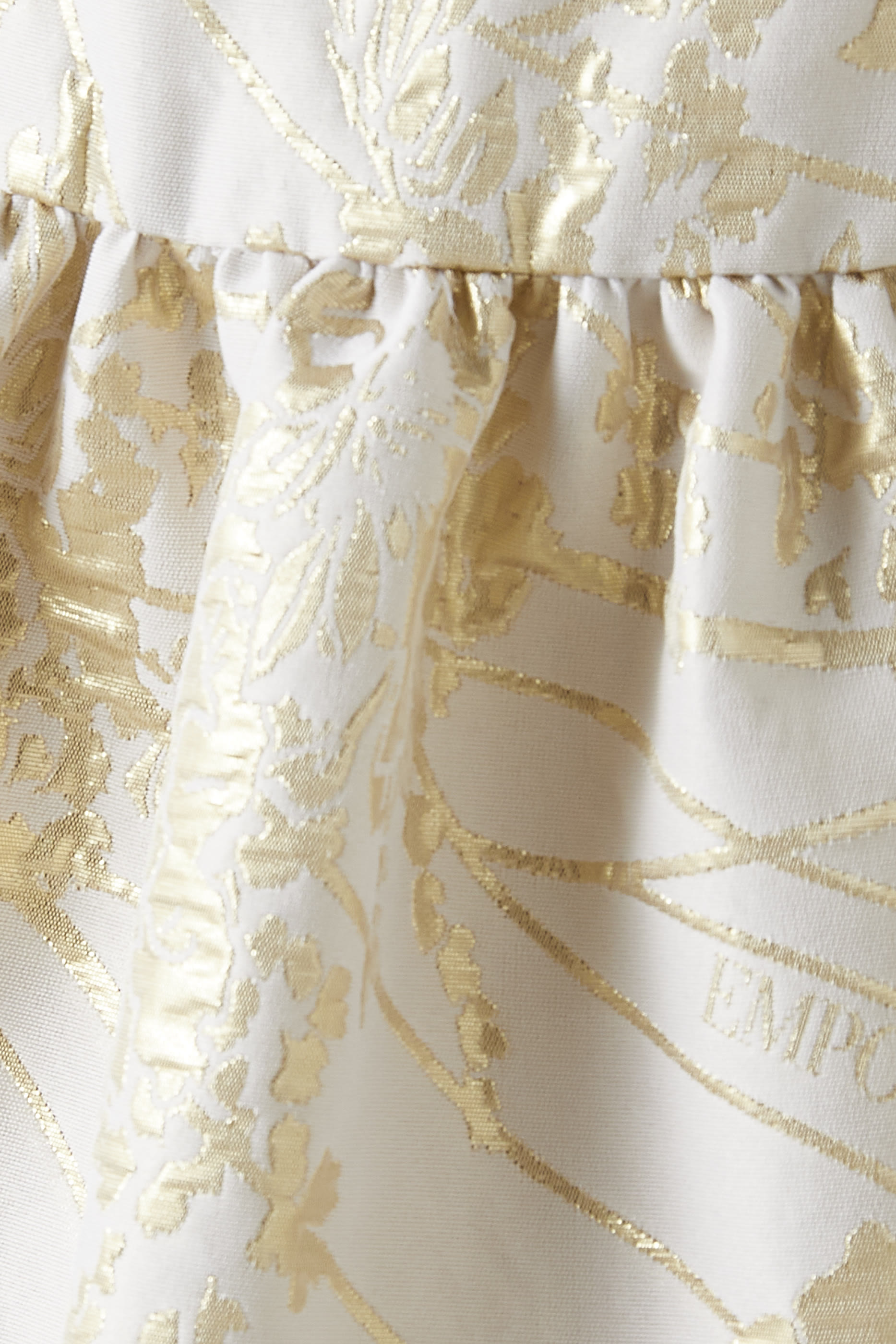 فستان جاكار بطبعات أزهار للأطفال