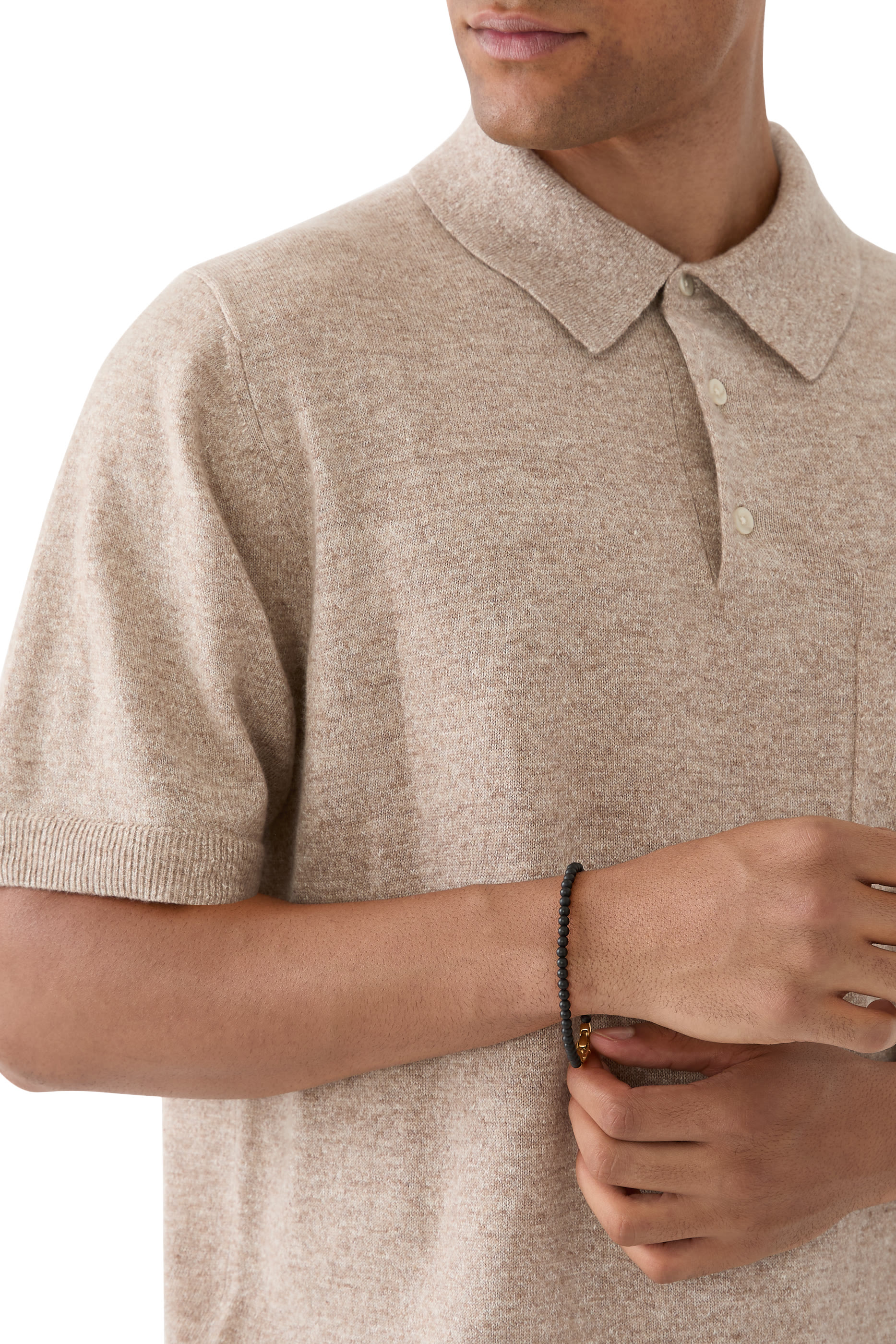 سوار سبيريتشوال بخرز من عقيق، ذهب أصفر عيار 18