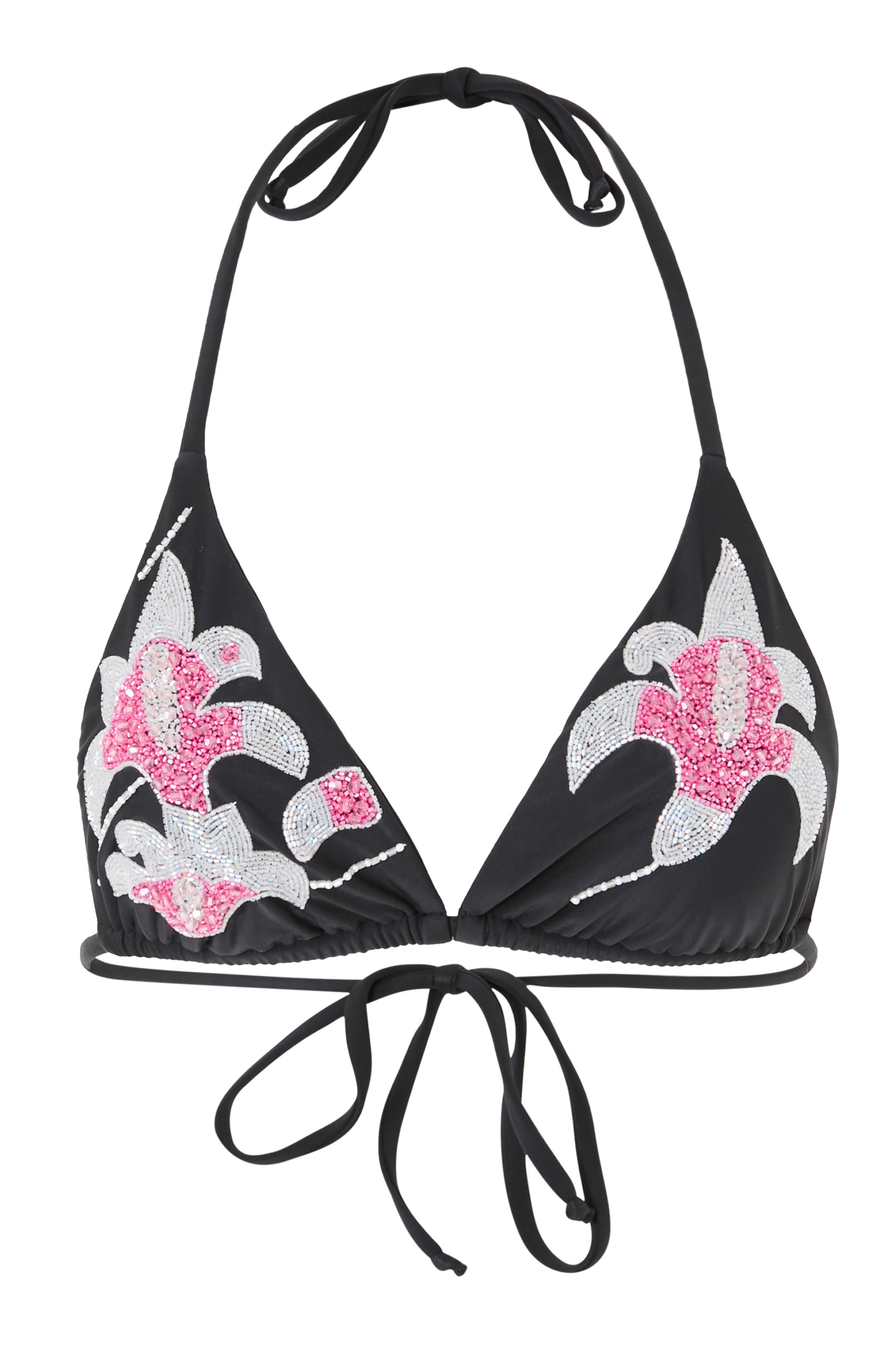 قطعة بيكيني علوية تيسا مرصعة بخرز