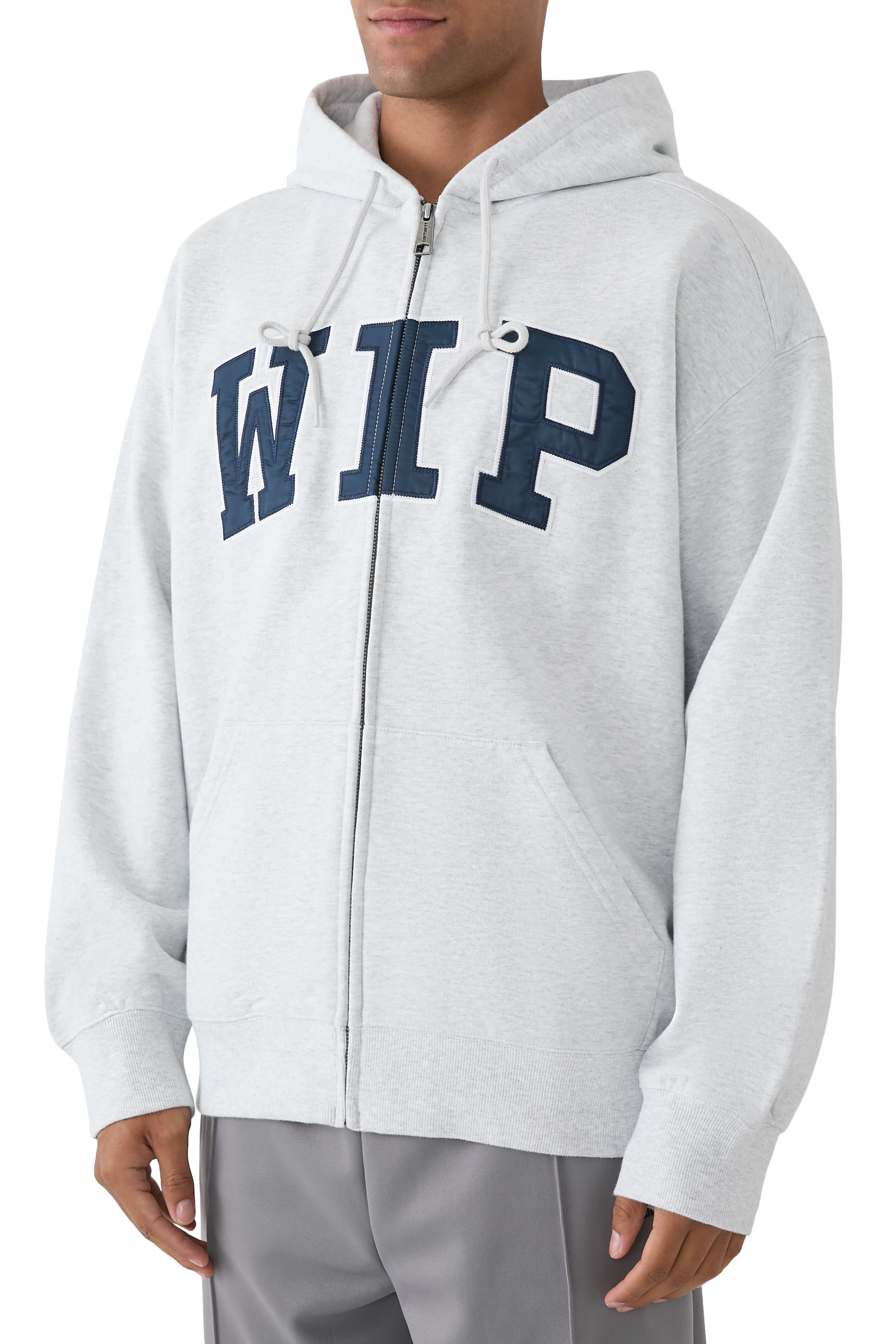 جاكيت رياضي بغطاء رأس بسحاب