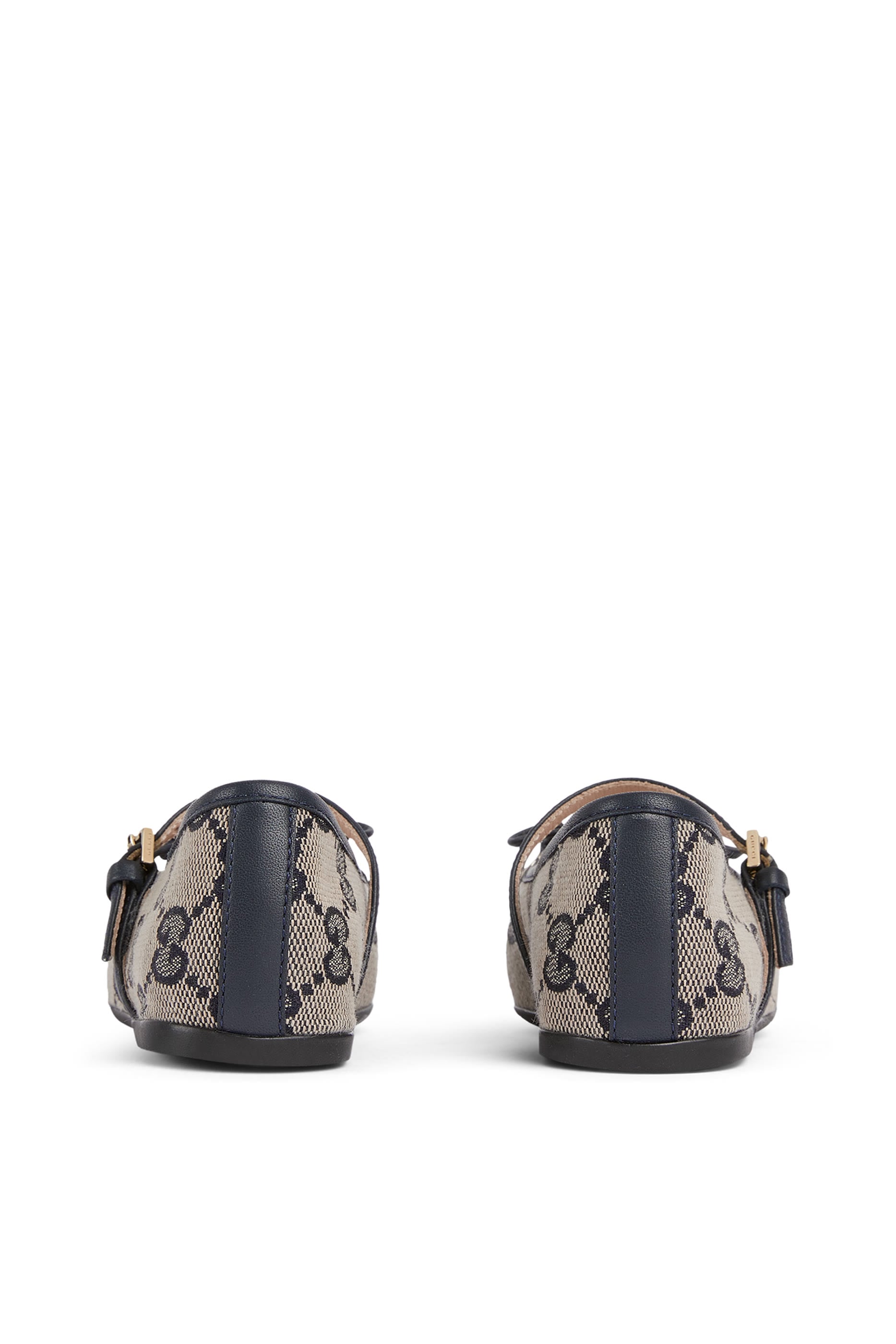 Kids GG Horsebit Ballet Flats