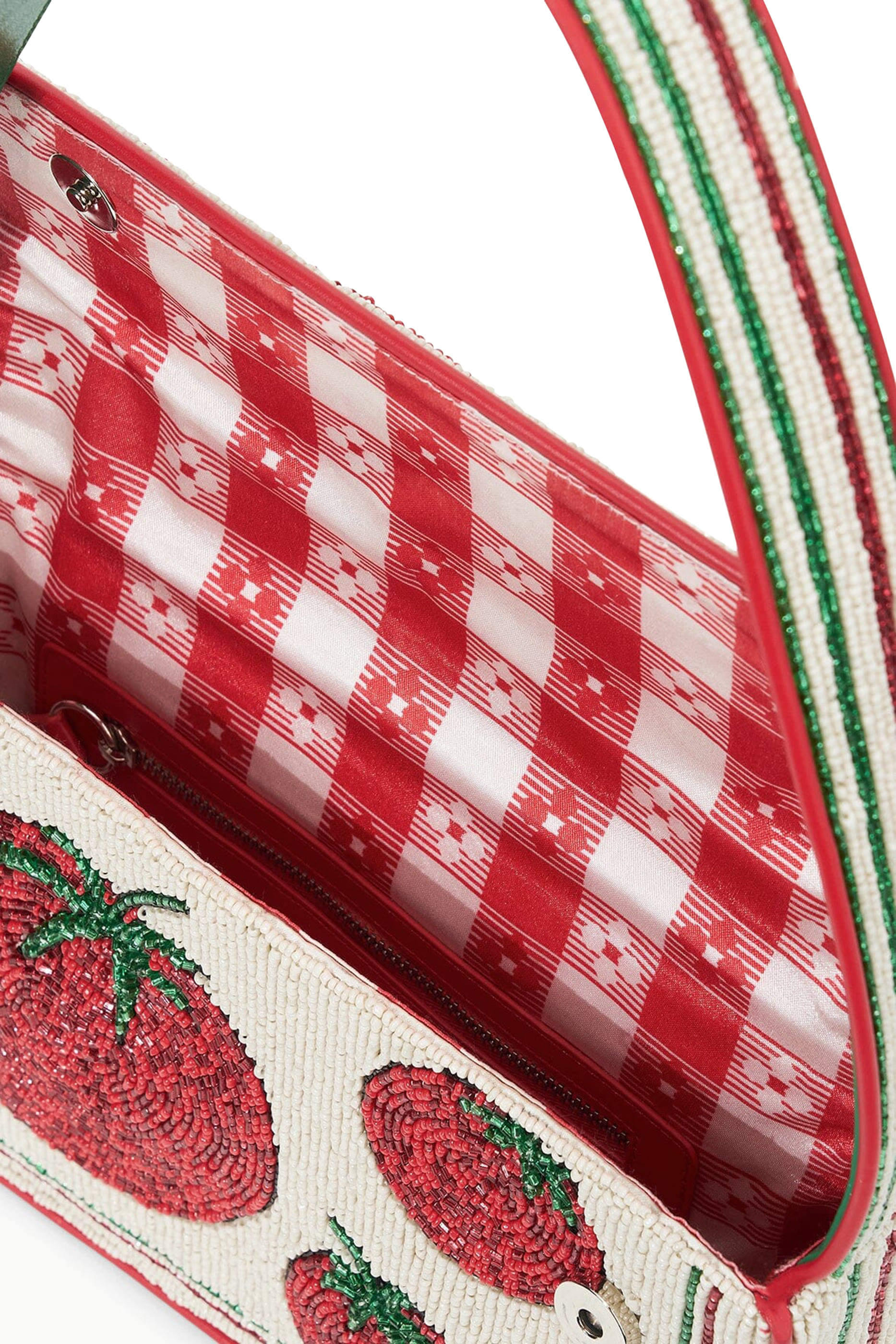 حقيبة تومي مطرزة بخرز