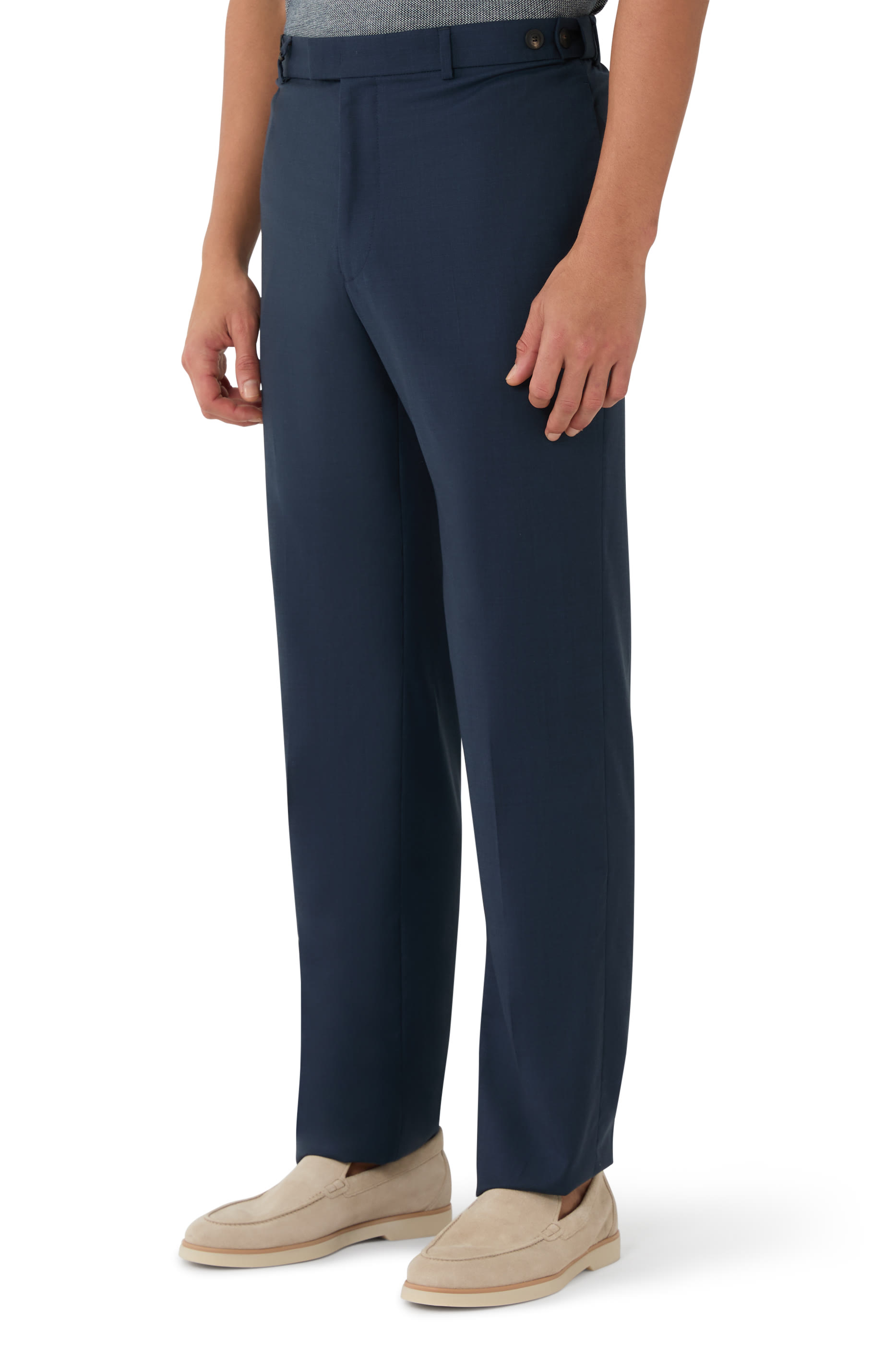  Icon Tropical Light Wool Canvas Trousers