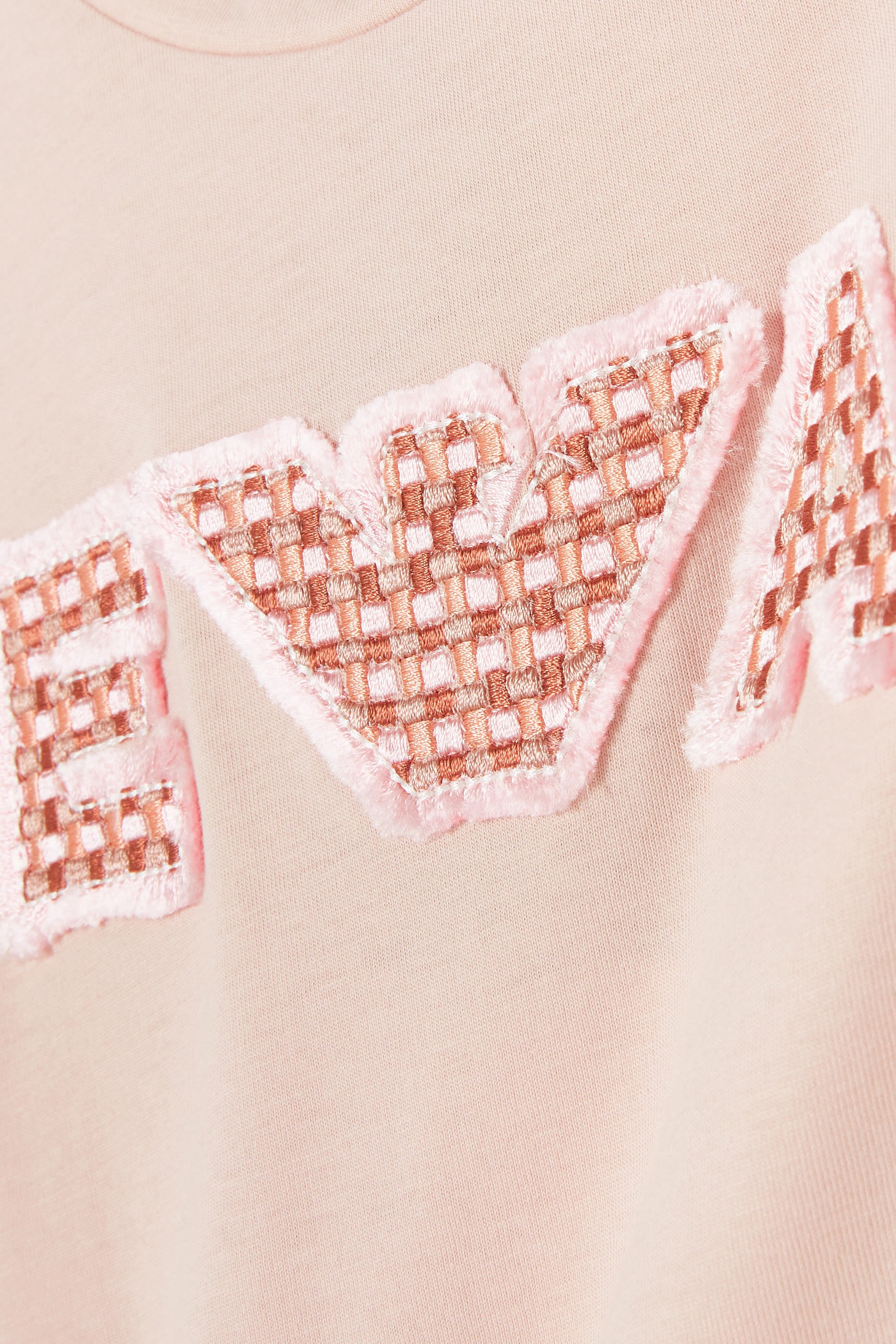  تيشيرت برقعة شعار الماركة كبيرة للأطفال