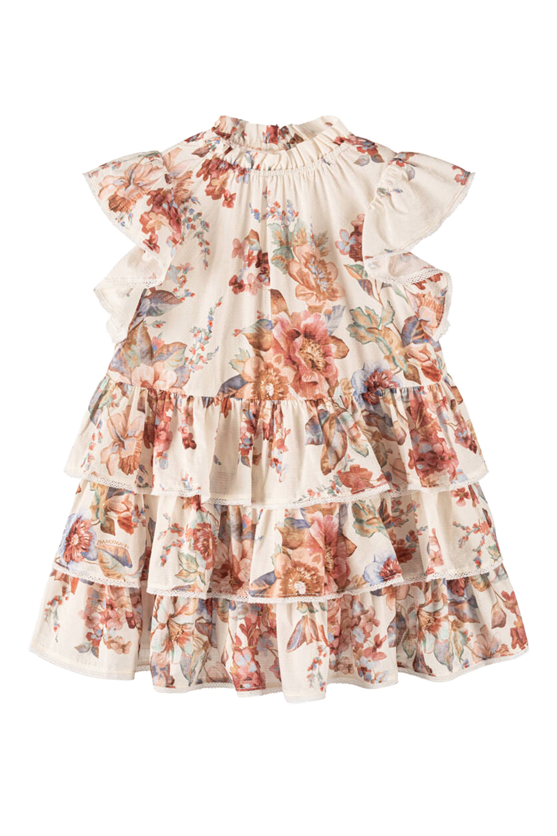 فستان أويكن بأكمام فراشة للأطفال