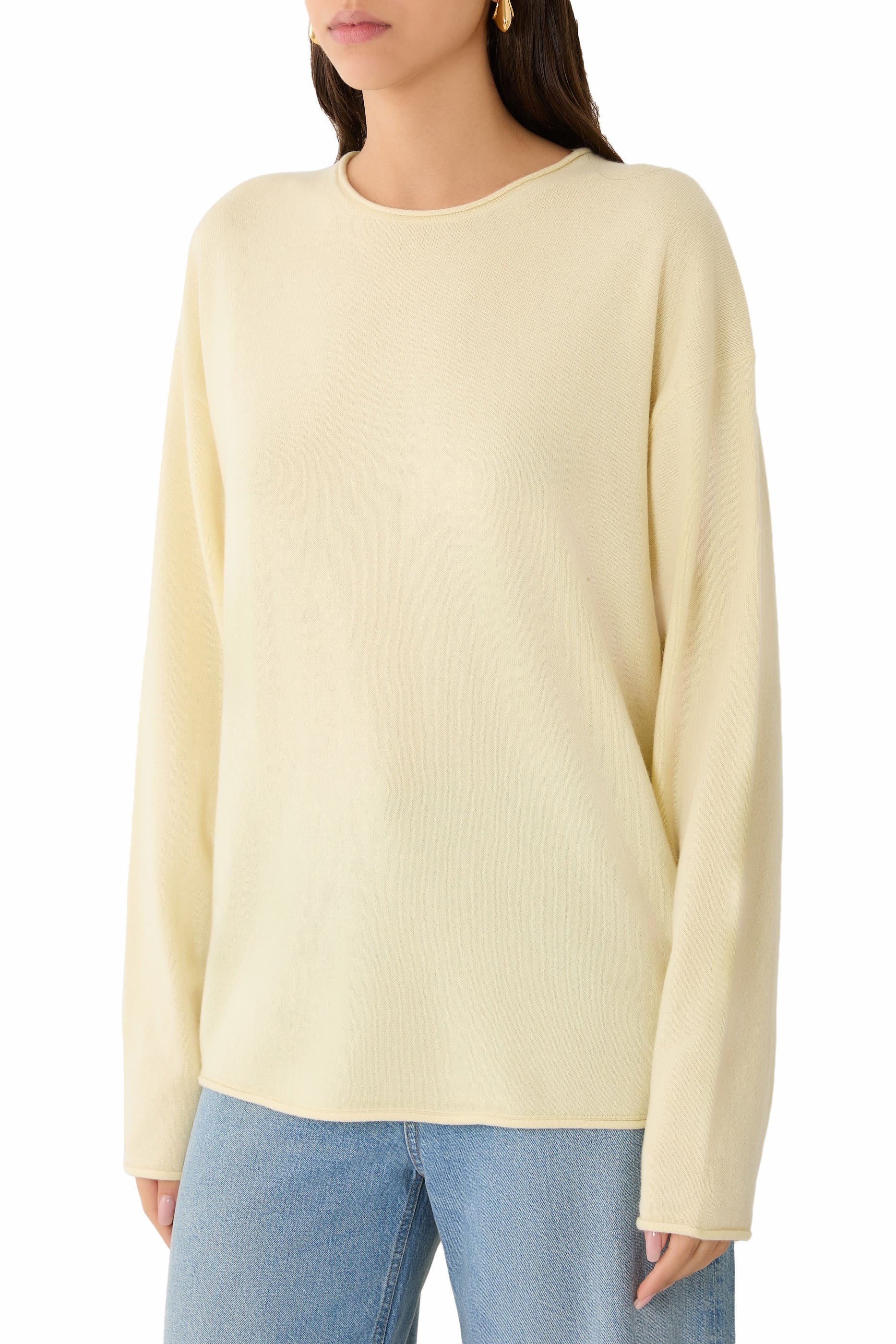 سترة بقصة فضفاضة بياقة ضيقة