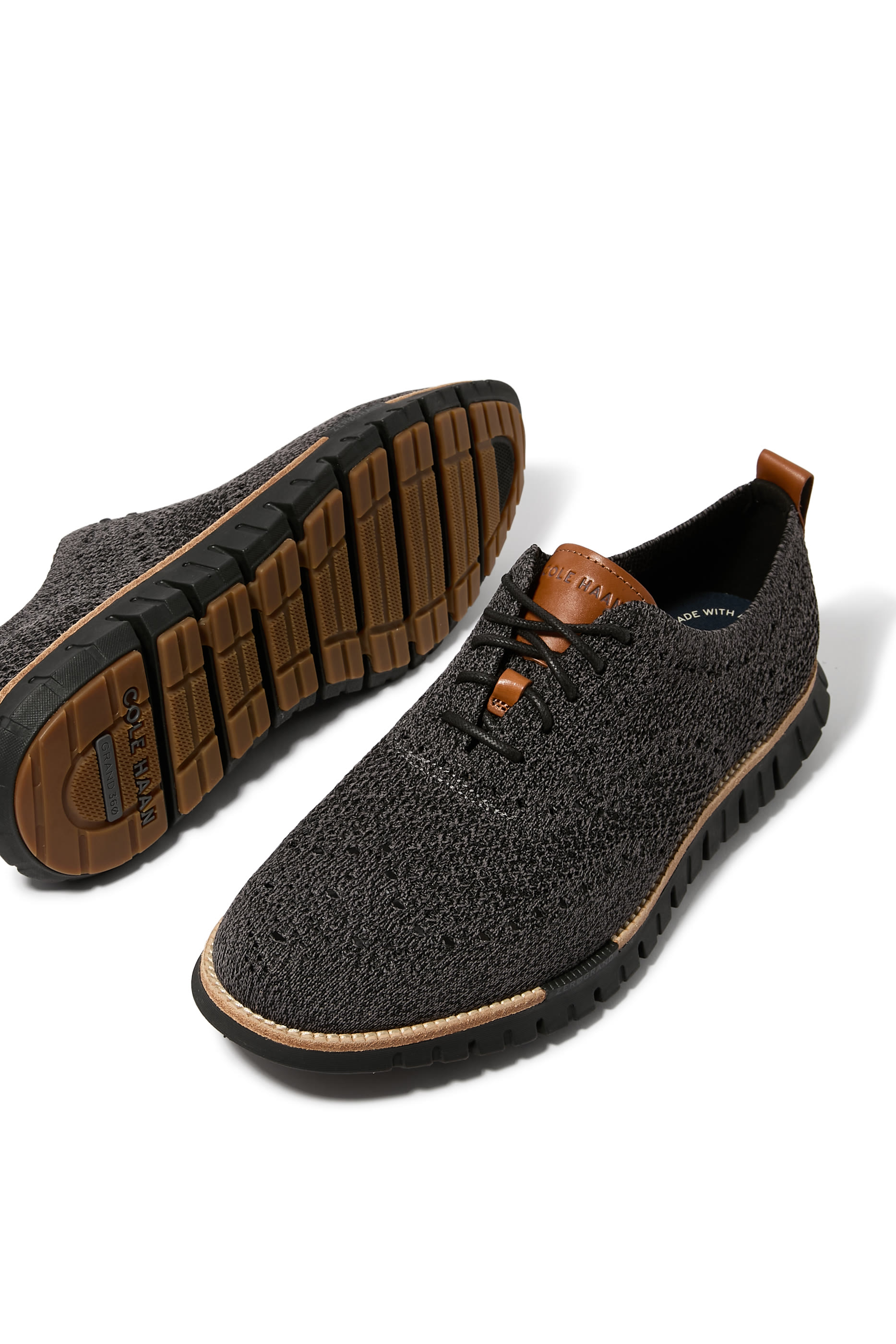 حذاء أكسفورد زيروجراند ريماسترد ستيتشلايت وينج تيب