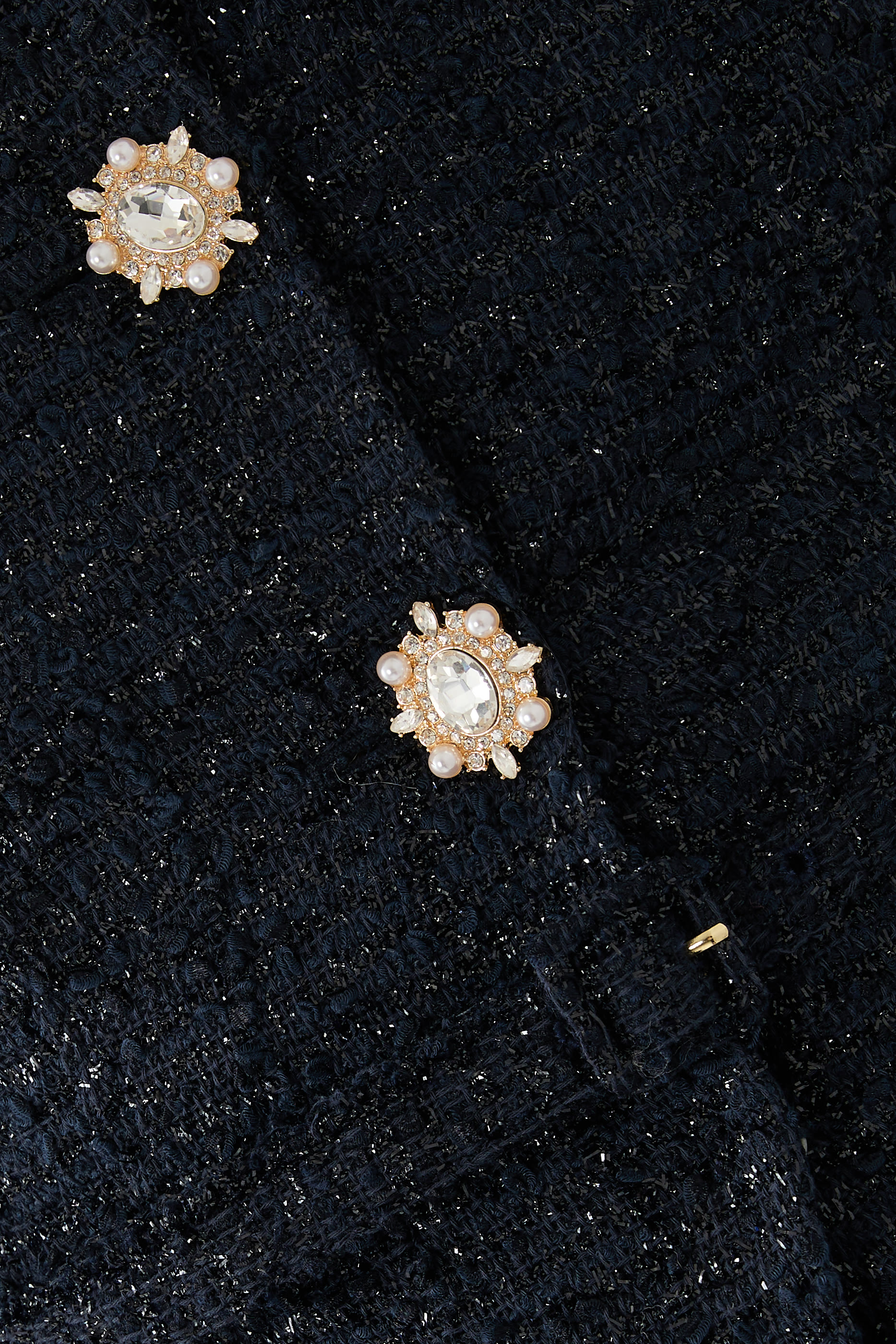 فستان بوكل قصير لامع