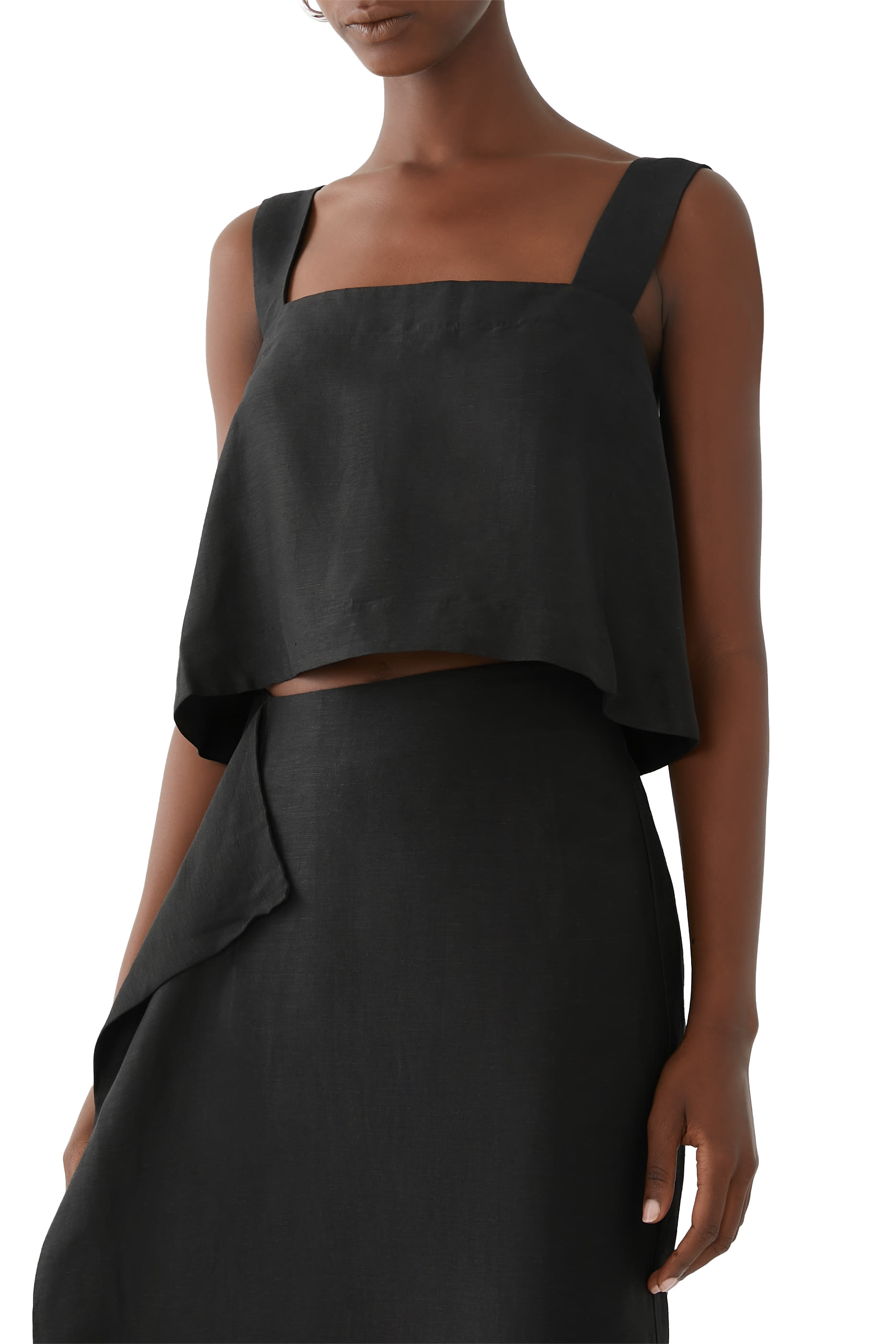 صدرية بورميو برباط خلفي كتان