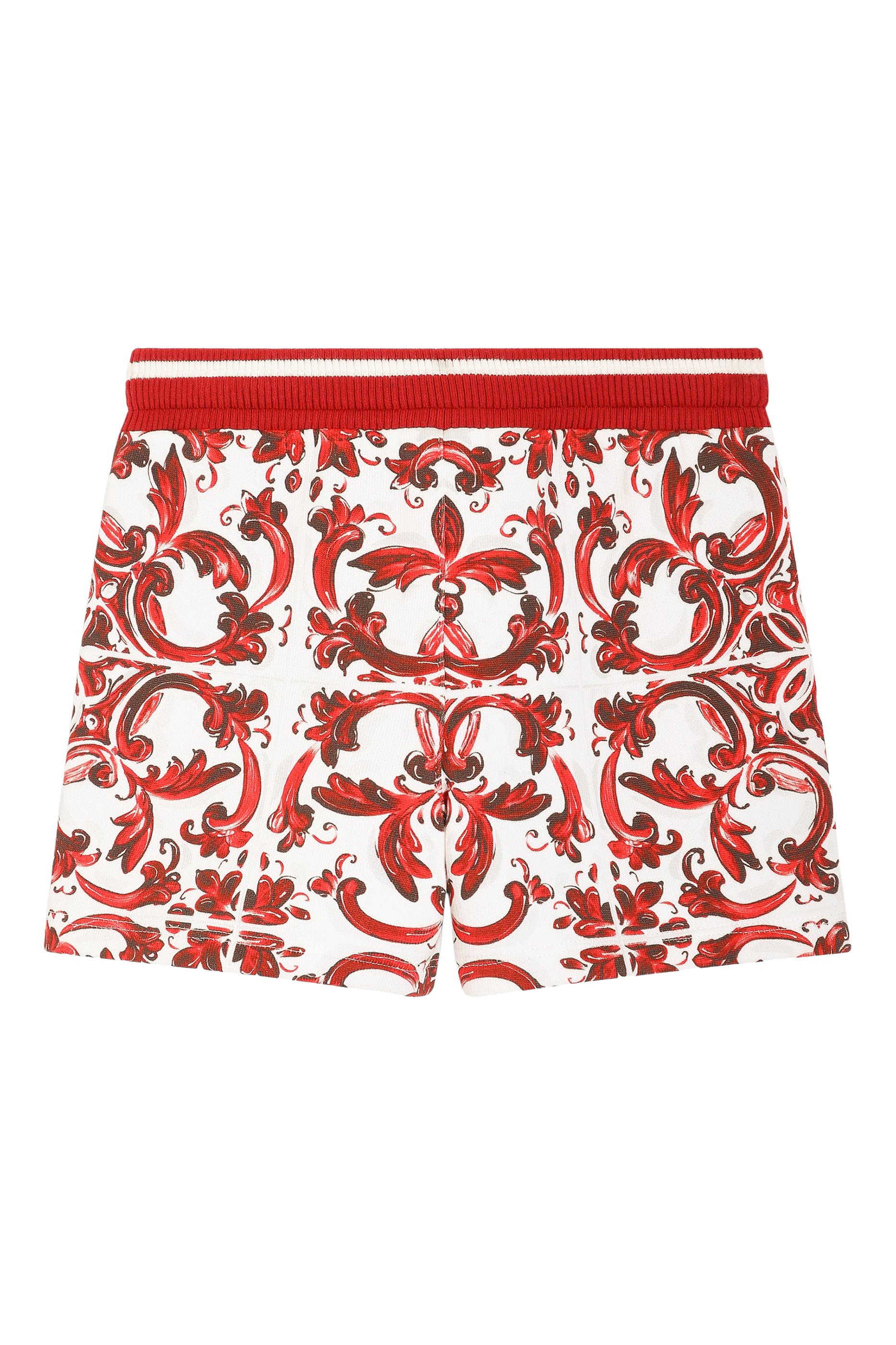Kids Majolica-Print Bermuda Shorts