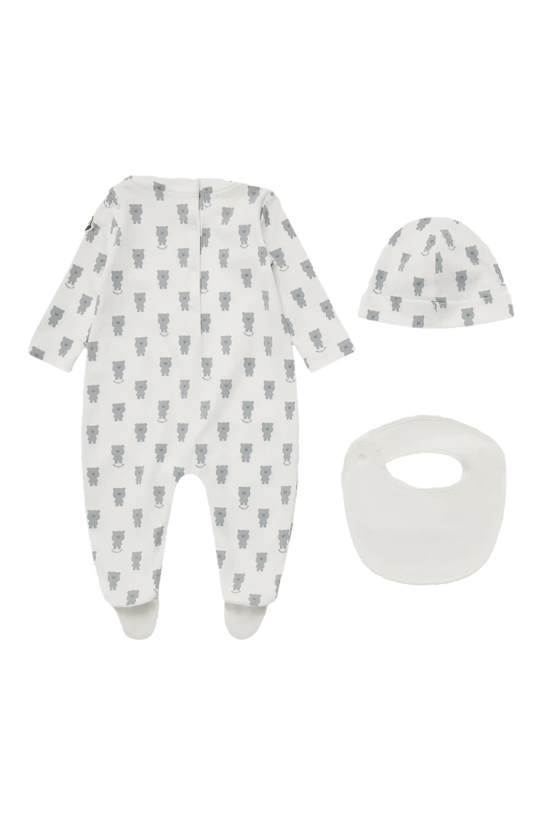 طقم بنقشة الدب تيدي لأطفال، 3 قطع