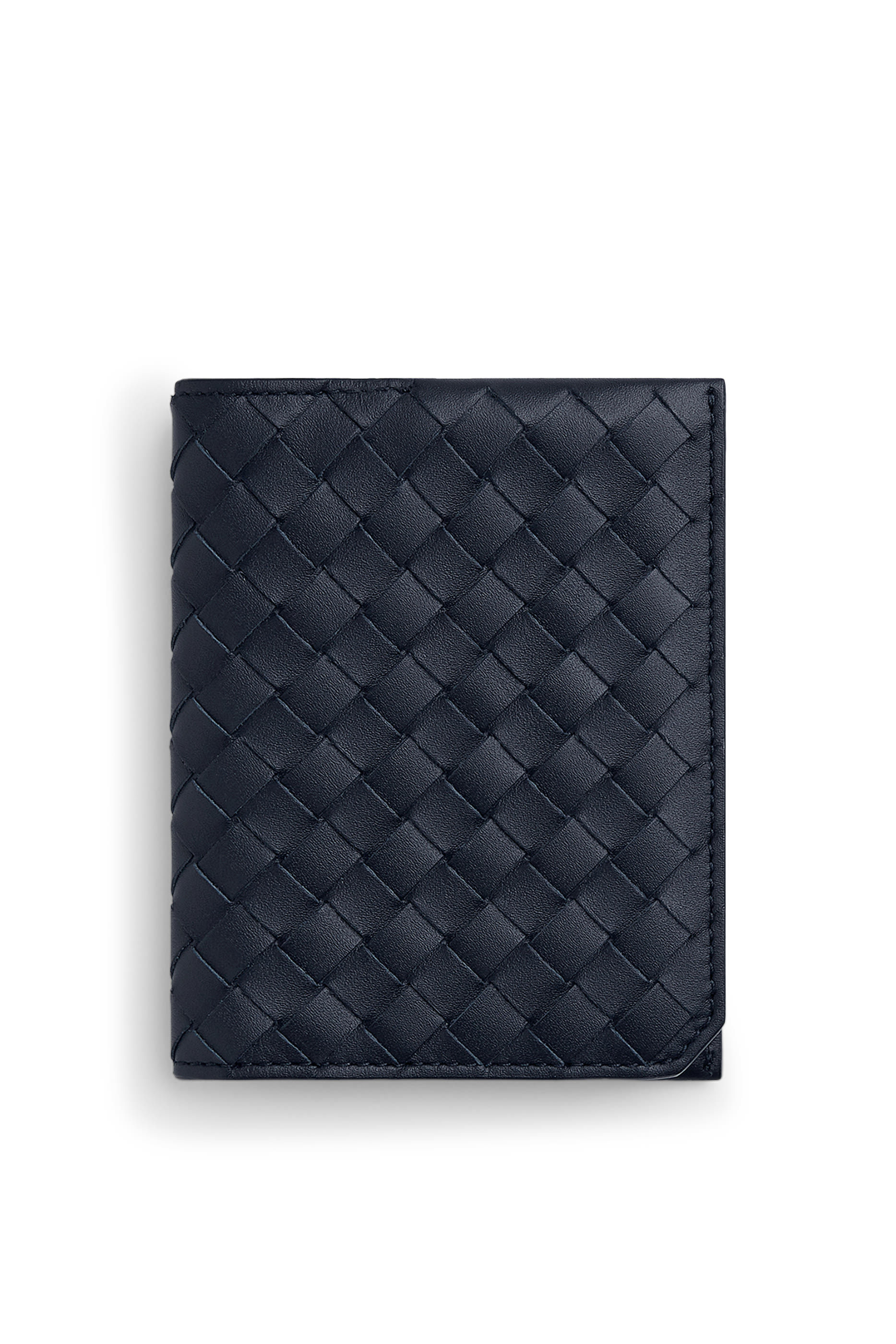 حافظة بطاقات ثنائية الطي بيكولو بتصميم مجدول