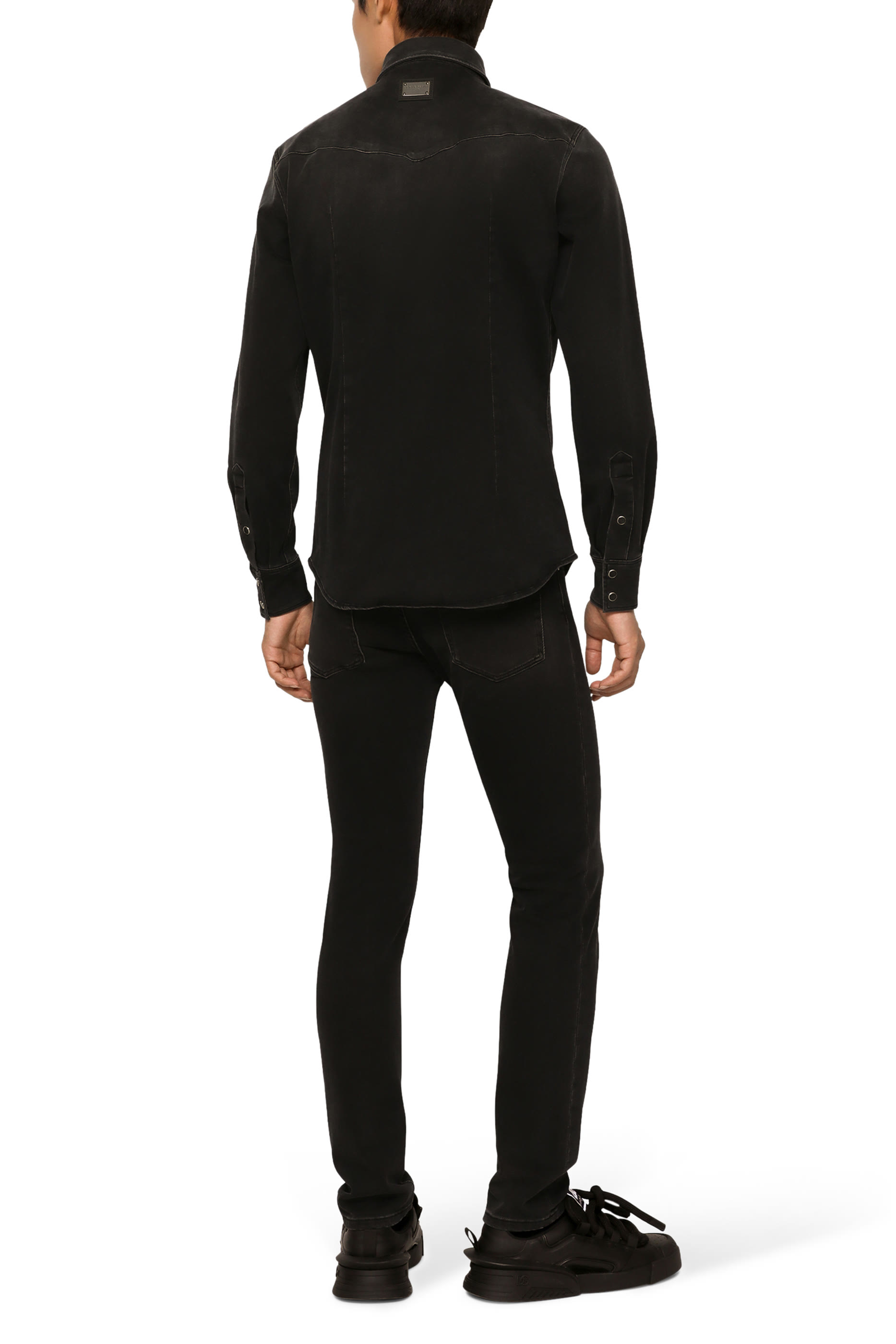 بنطال جينز إسنشال مطاطي بقصة ضيقة