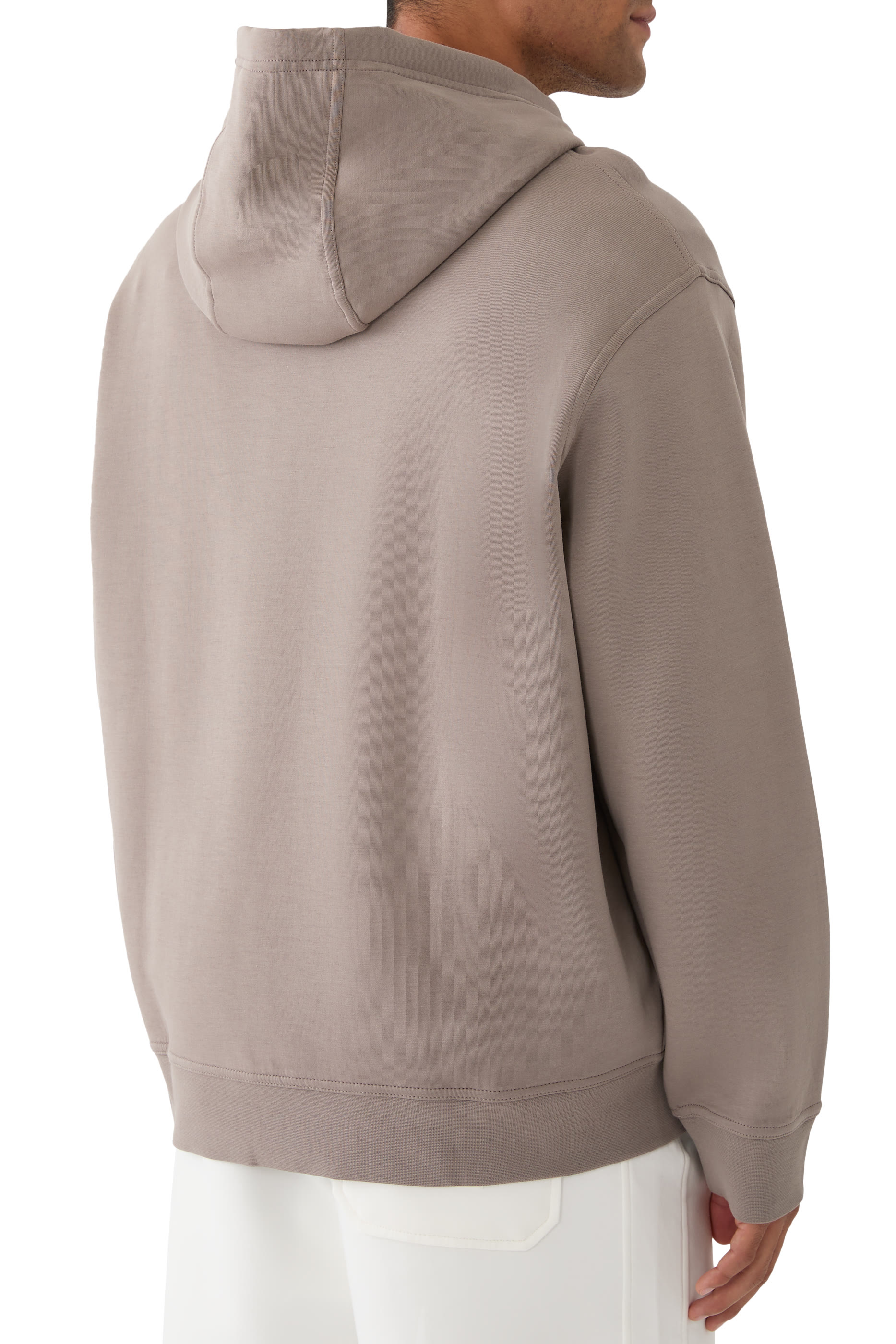 سويت شيرت بسحاب وشعار الماركة