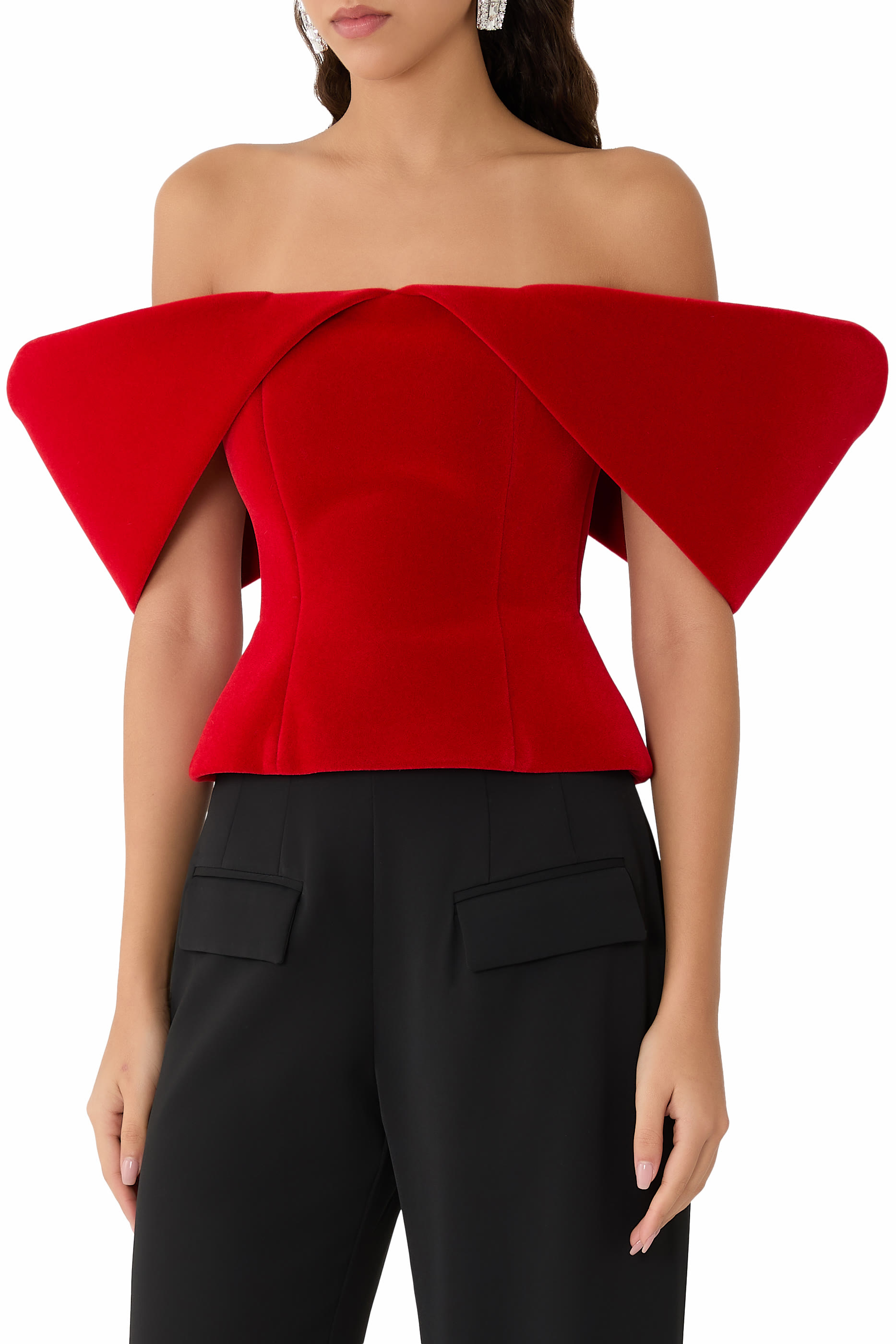 Off-Shoulder Jumpsuit