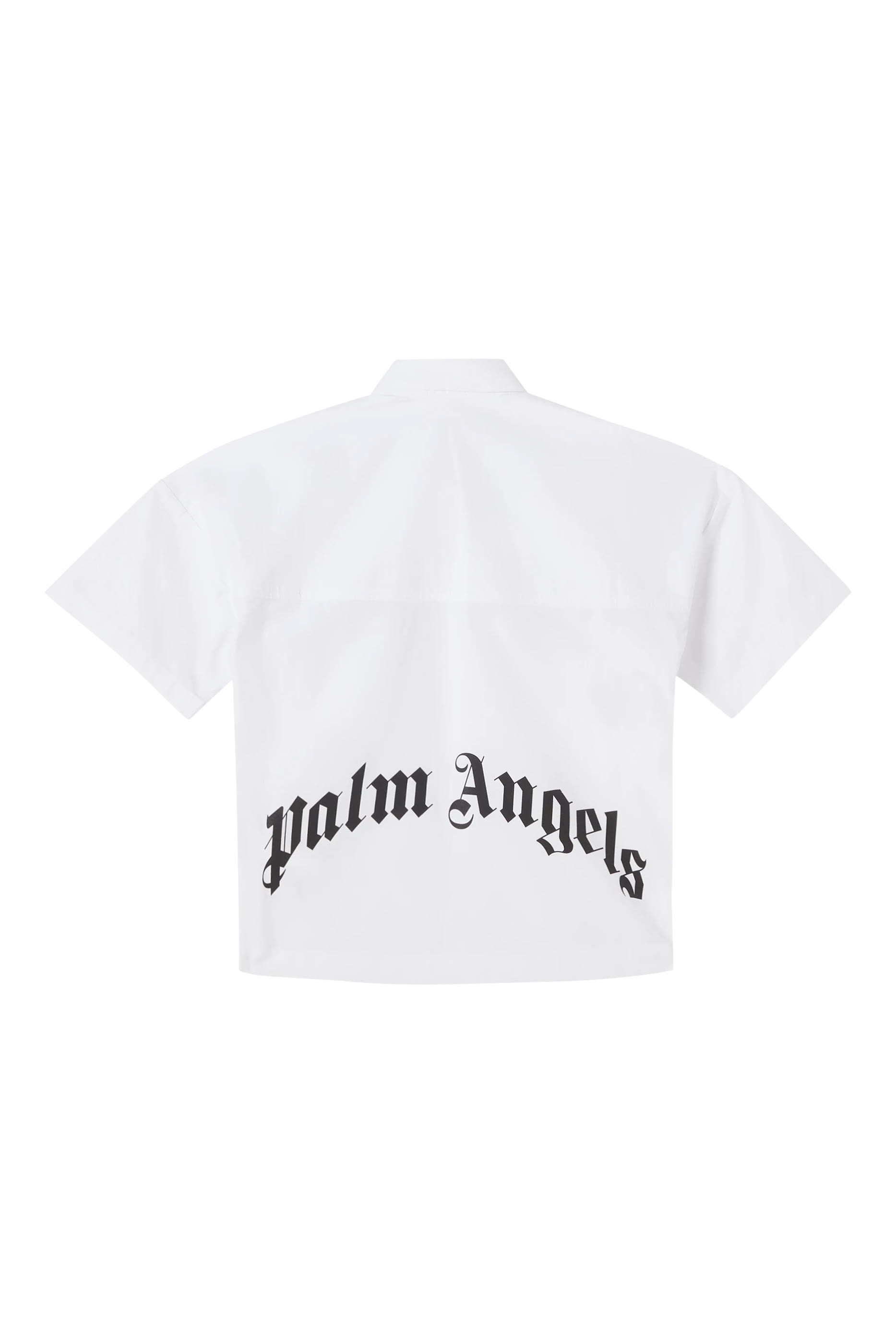 قميص بشعار الماركة منحني للأطفال