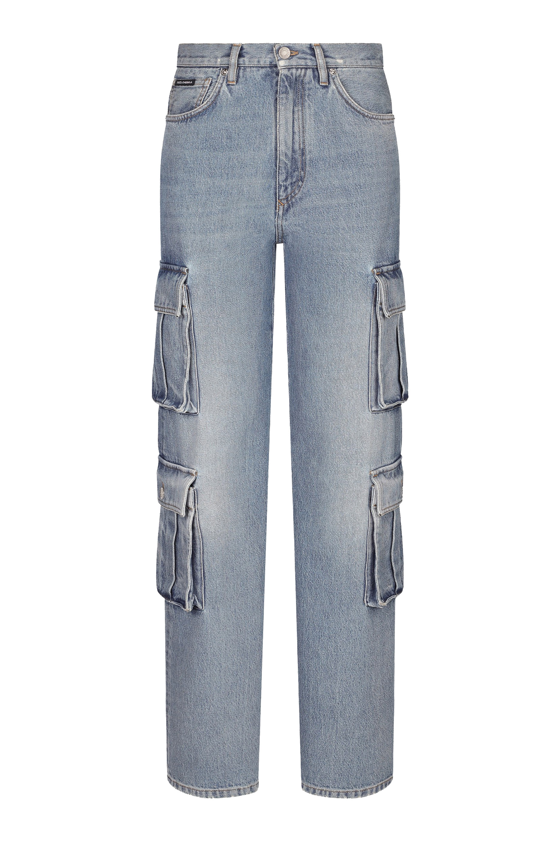 بنطال كارجو دنيم قطن