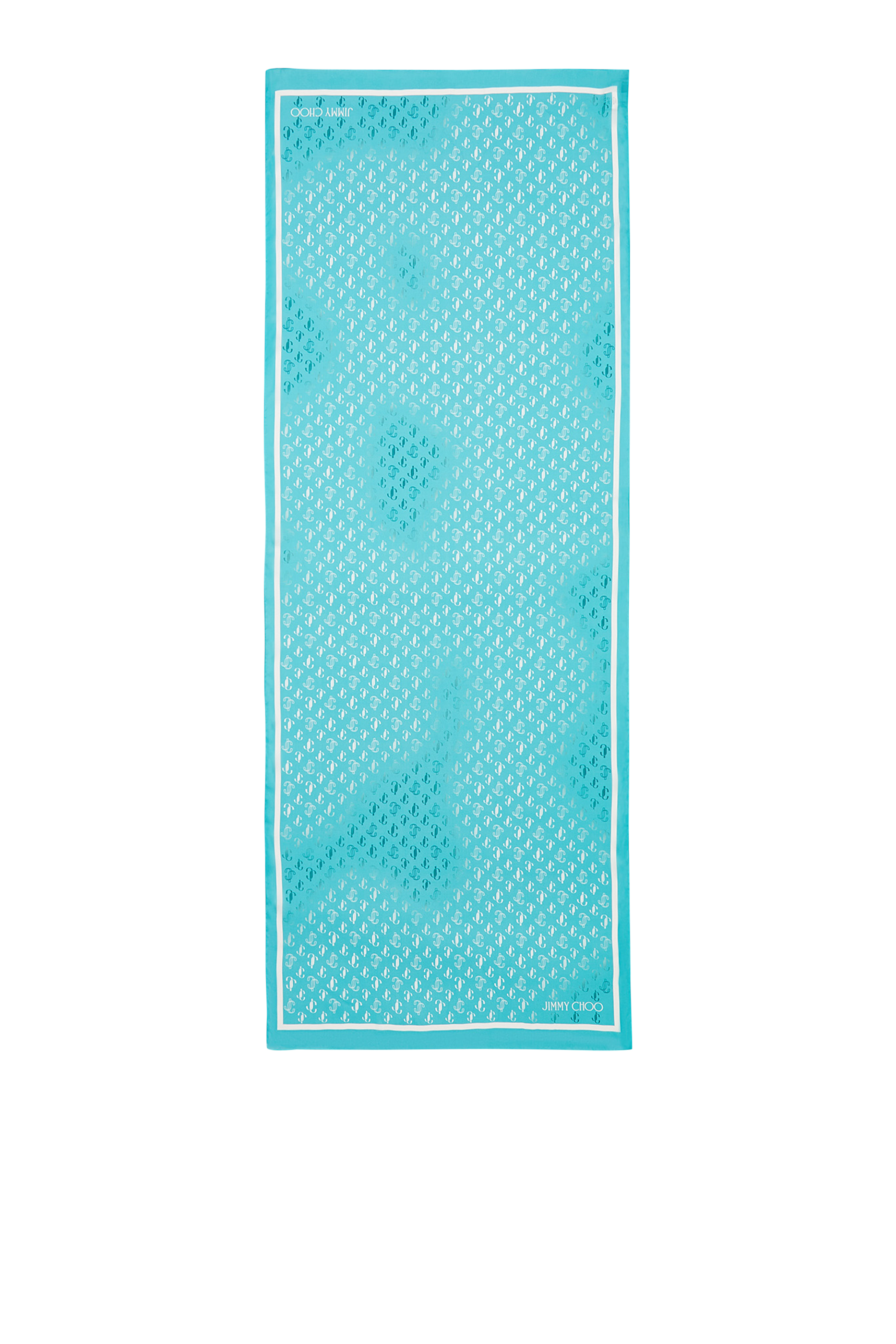 وشاح دوريس حرير بحروف شعار الماركة